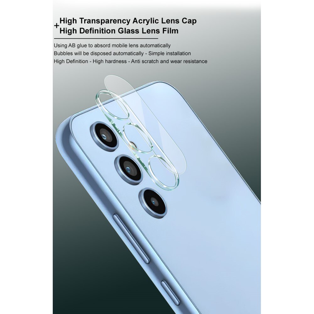 Protecteur de lentille en verre trempé 0,2 mm Samsung Galaxy A54, Transparent