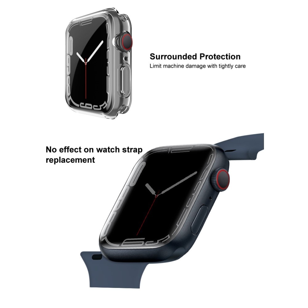 Coque TPU Case Apple Watch 41mm Series 8 Crystal Clear