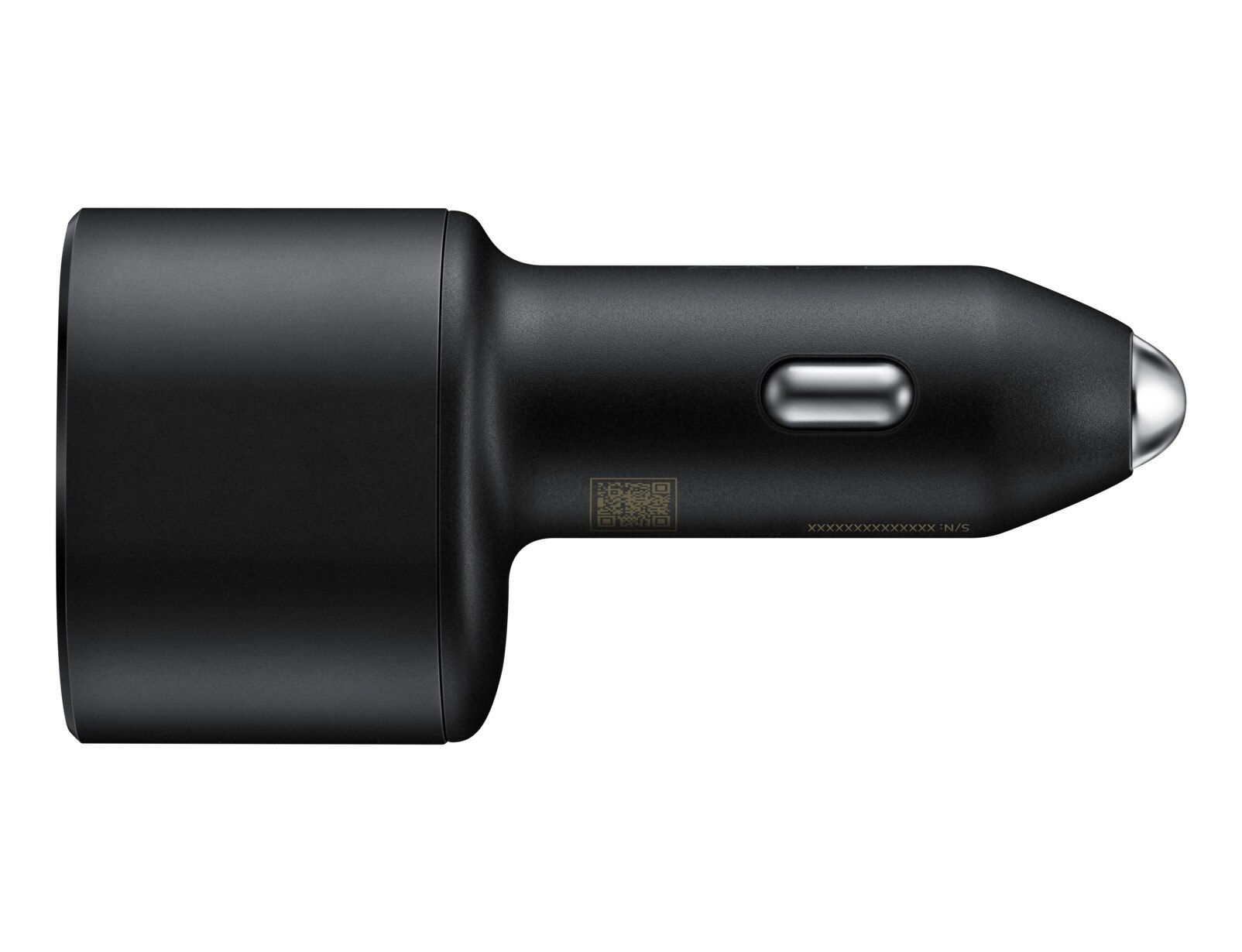 Chargeur de voiture Super Fast Dual USB-C + USB-A (45W+15W), noir
