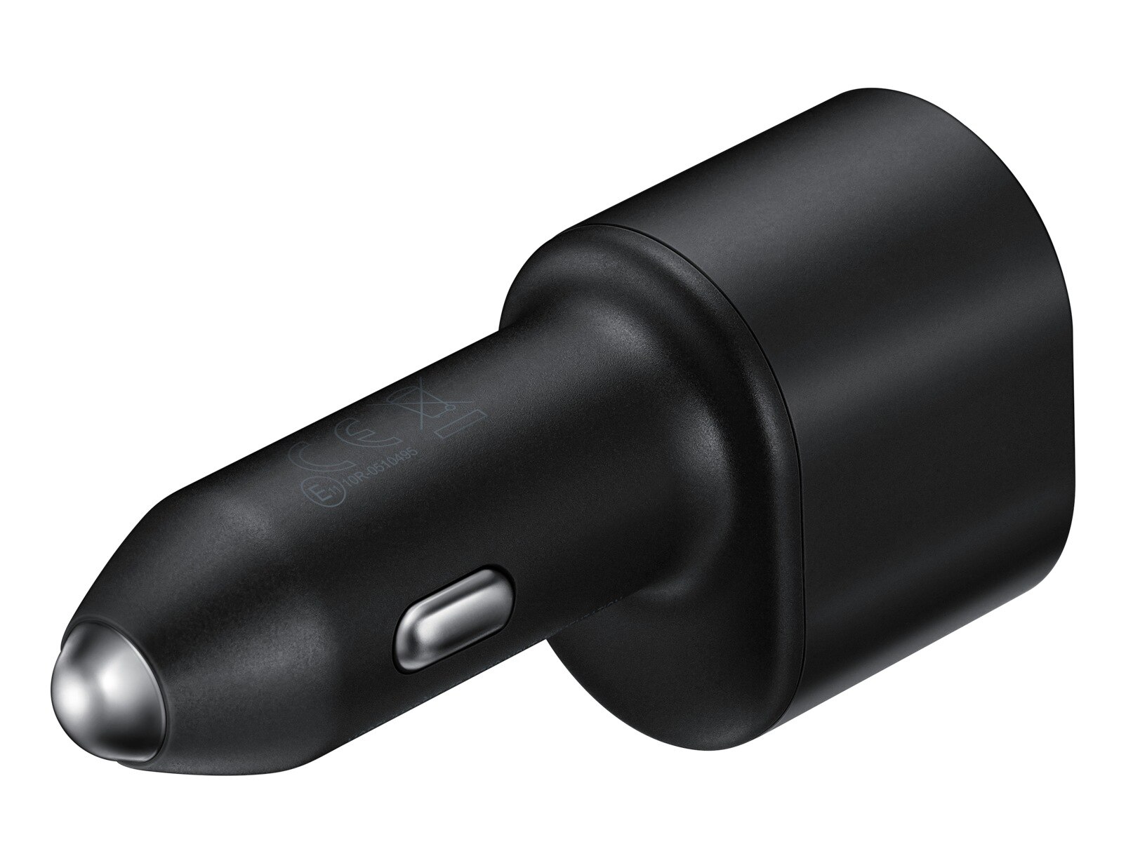 Chargeur de voiture Super Fast Dual USB-C + USB-A (45W+15W), noir