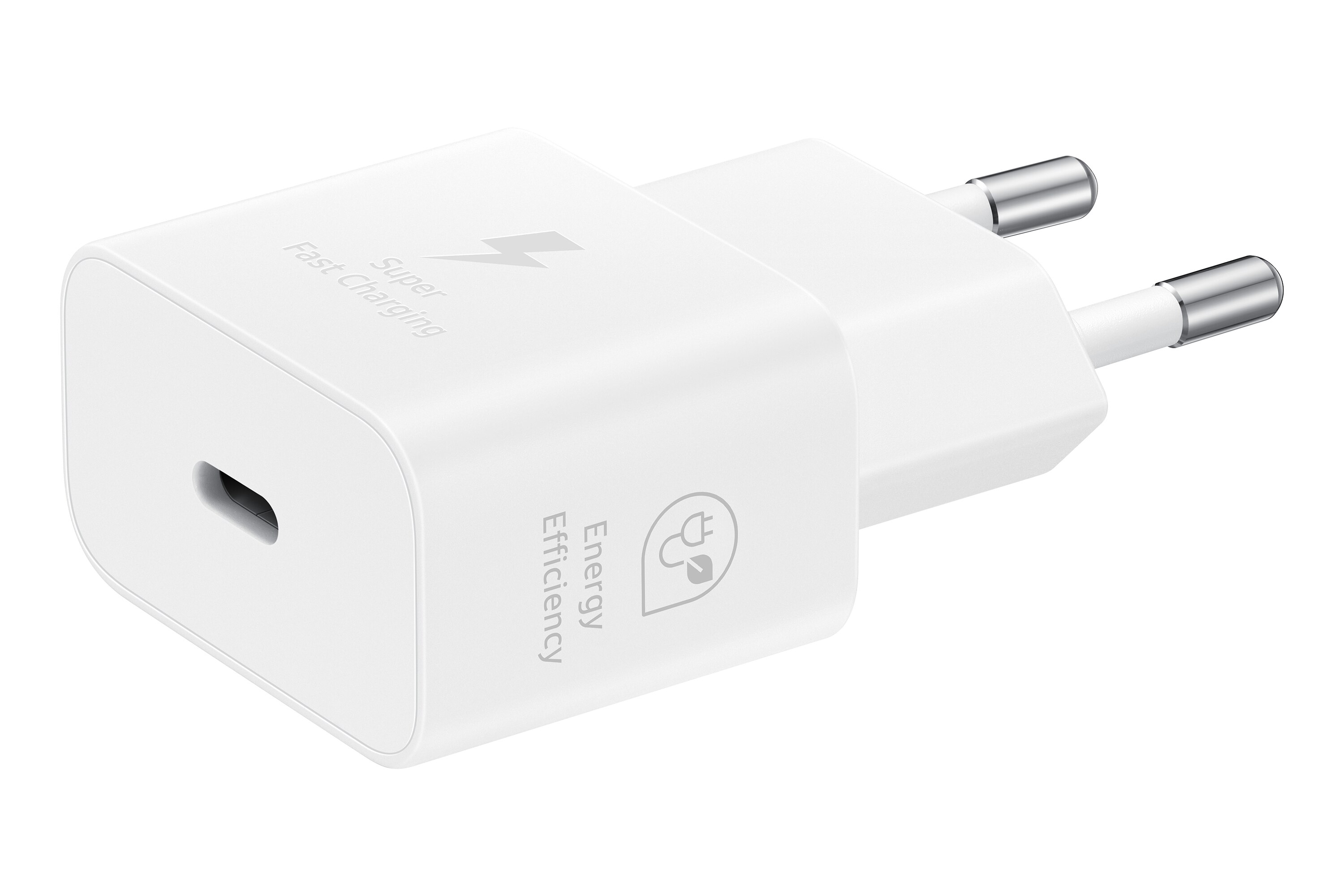 Power Chargeur Fast Charge USB-C Power Delivery 25W Blanc