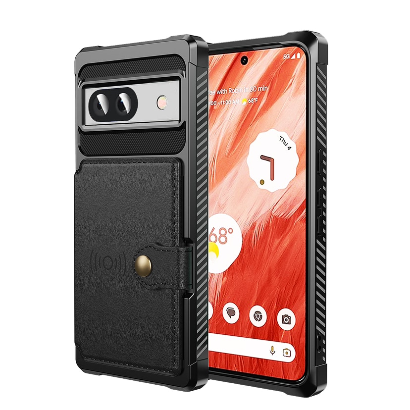Coque porte-cartes Tough Multi-slot Google Pixel 8a, Noir