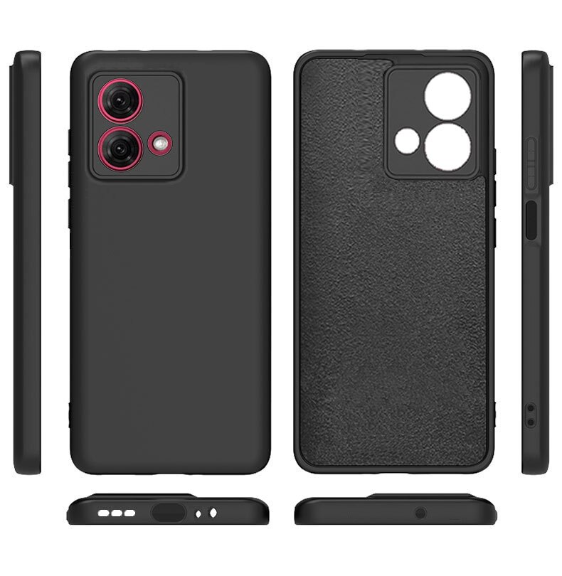 Coque TPU Motorola Moto G84, Noir