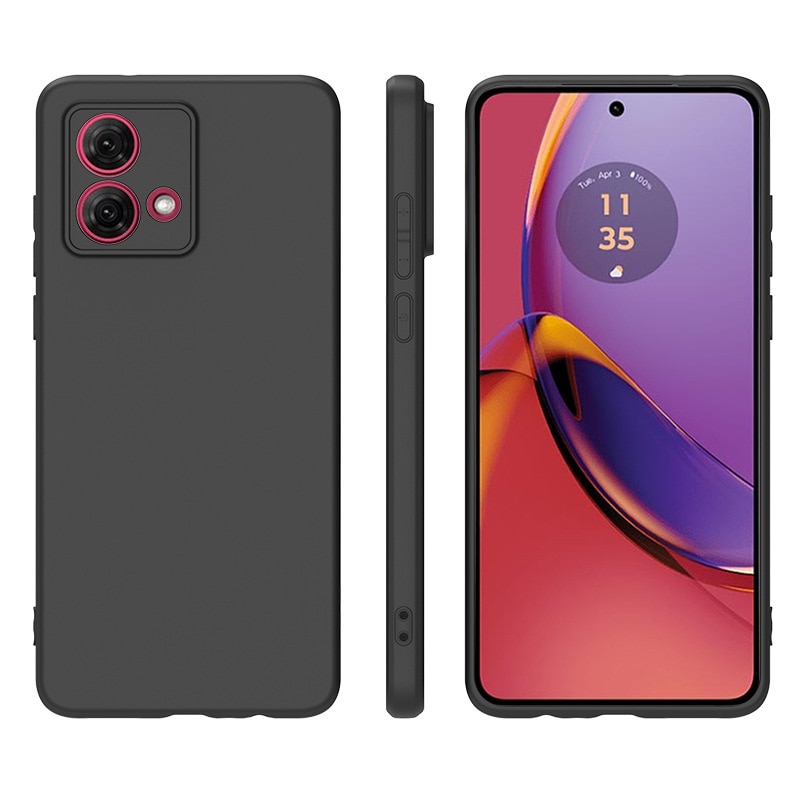 Coque TPU Motorola Moto G84, Noir