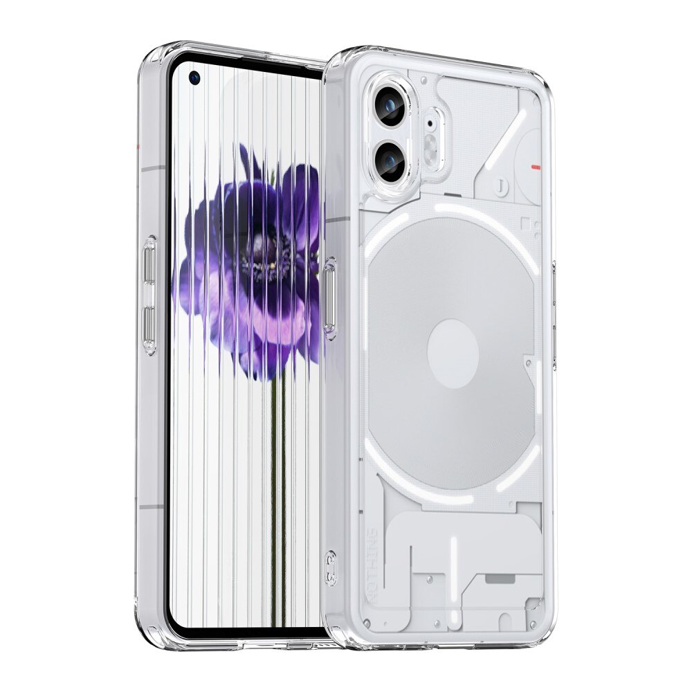 Coque hybride pour Nothing Phone 2, transparent