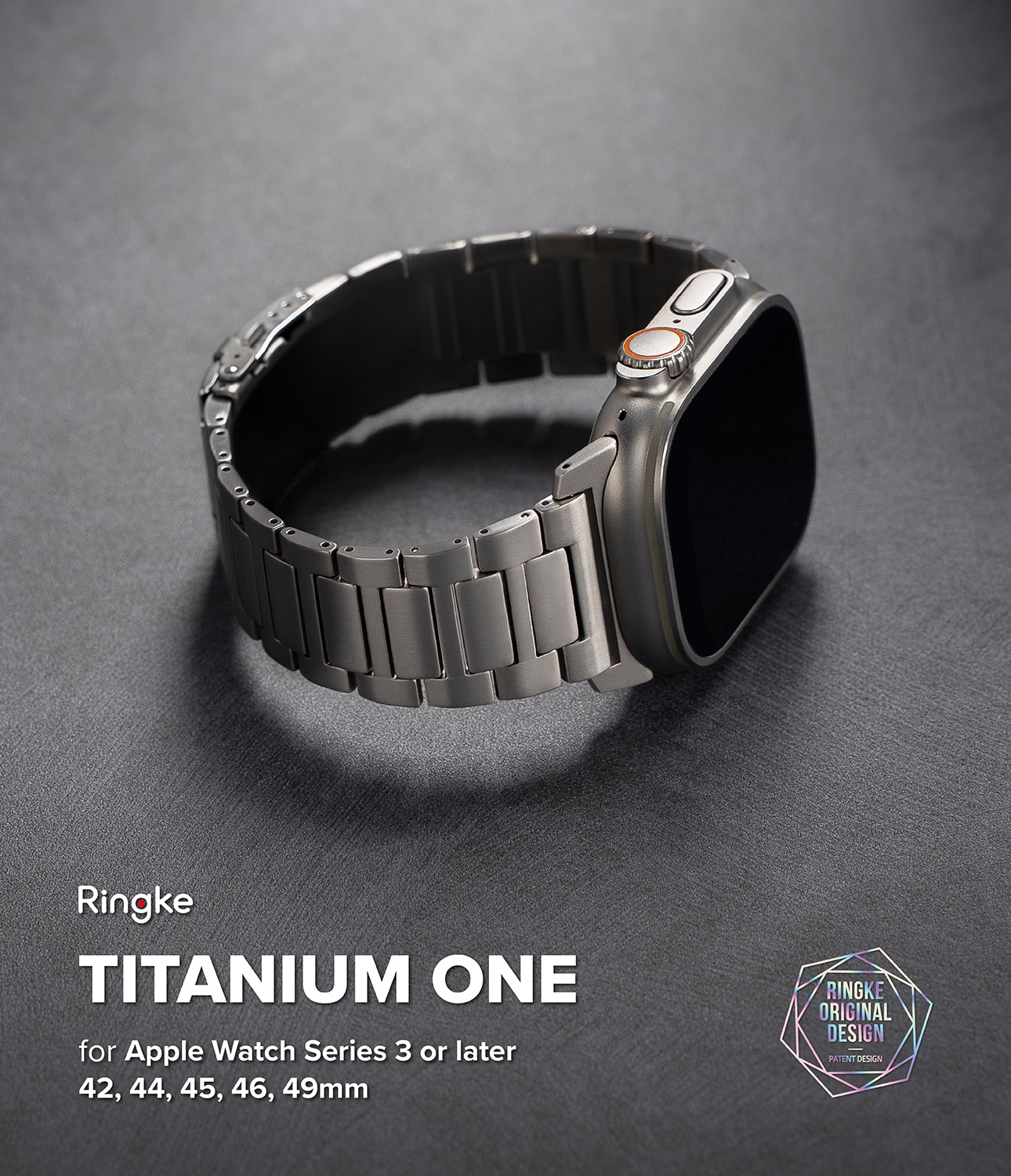 Bracelet Titanium One Apple Watch Series 1-3 42mm Natural Titanium
