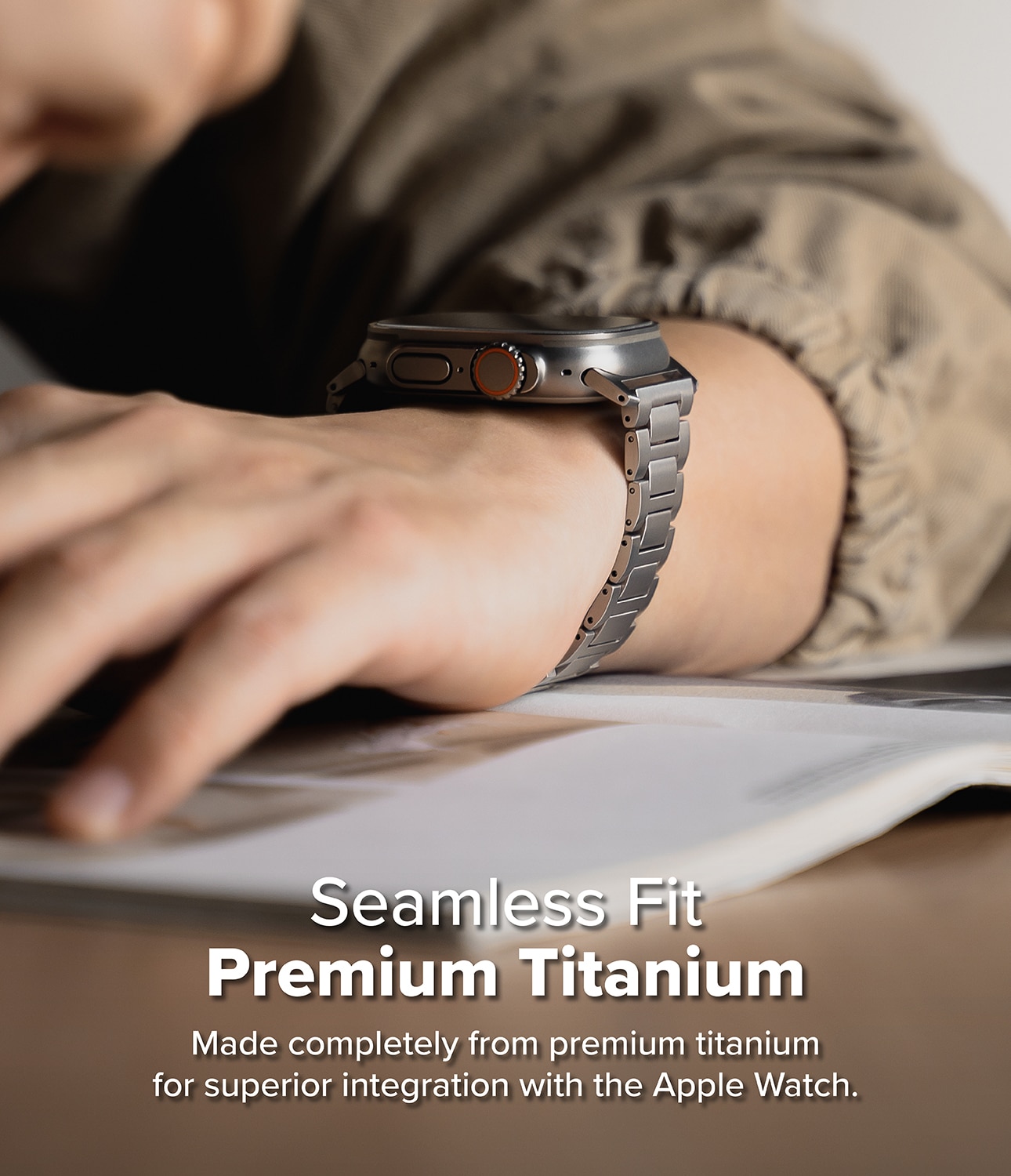 Bracelet Titanium One Apple Watch Series 1-3 42mm Natural Titanium