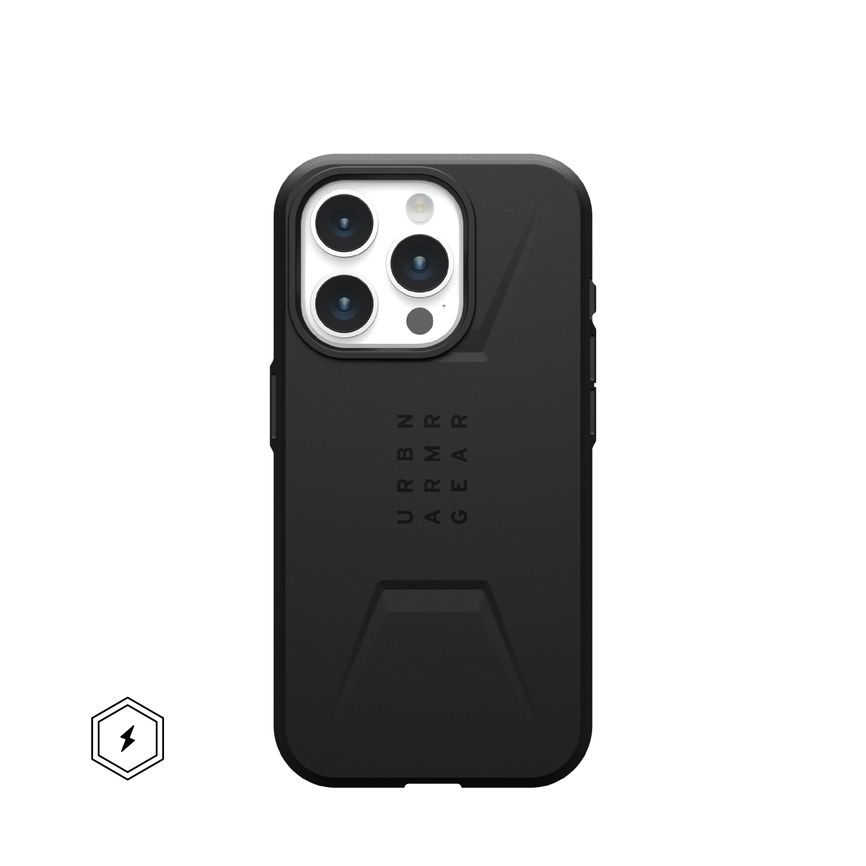 Coque Civilian avec MagSafe iPhone 15 Pro Black