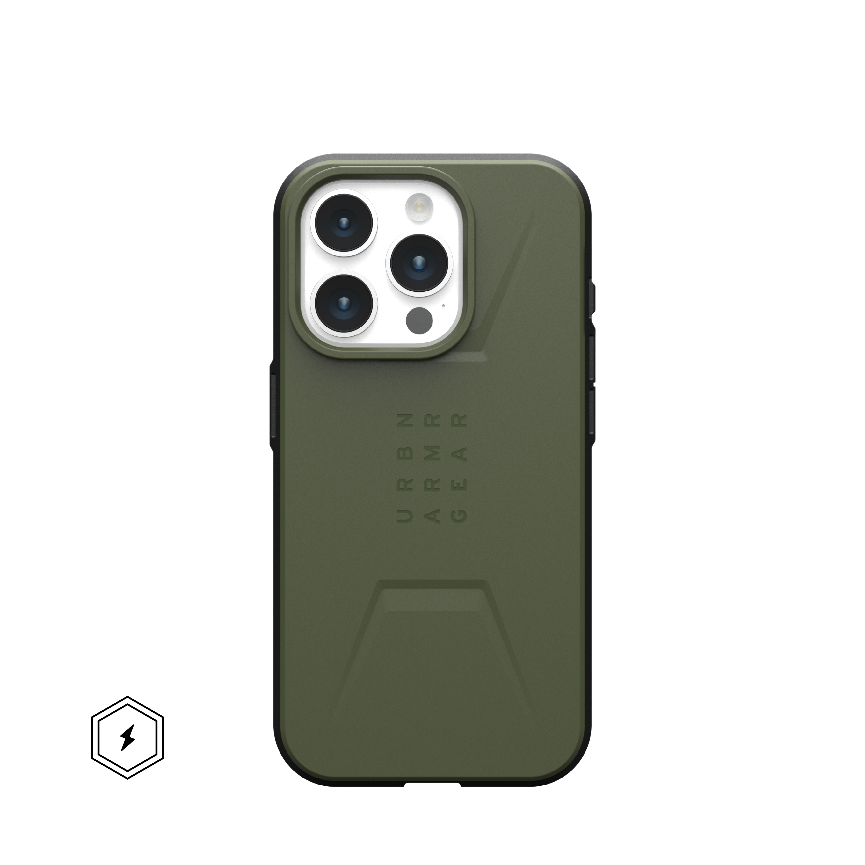 Coque Civilian avec MagSafe iPhone 15 Pro Olive Drab