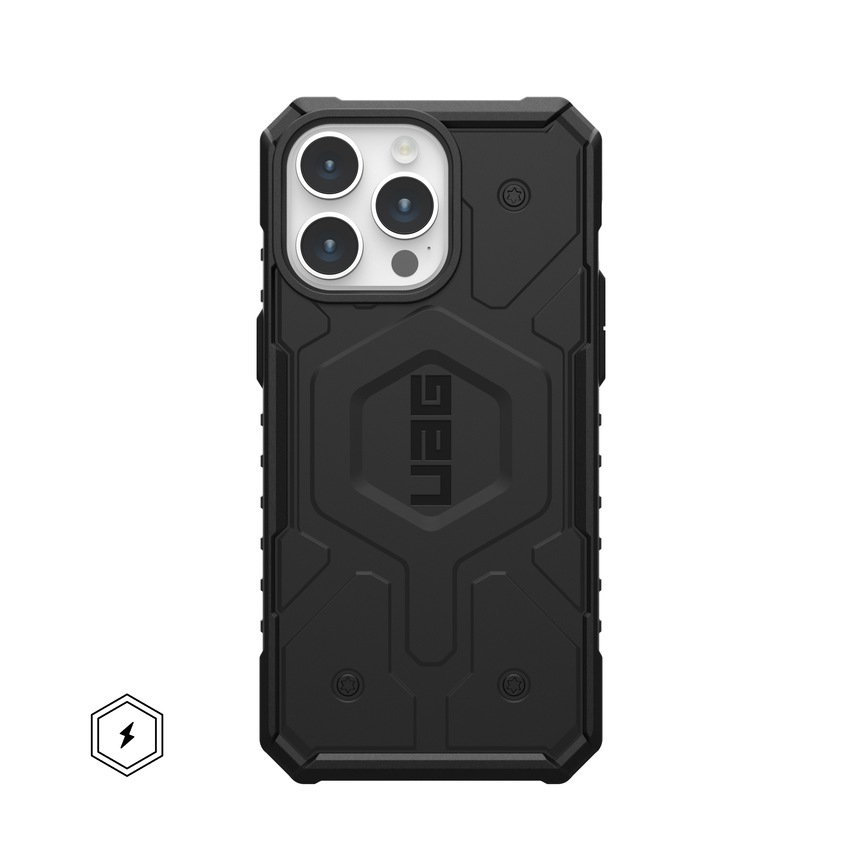 Coque Essential Armor avec MagSafe iPhone 15 Pro Max Black