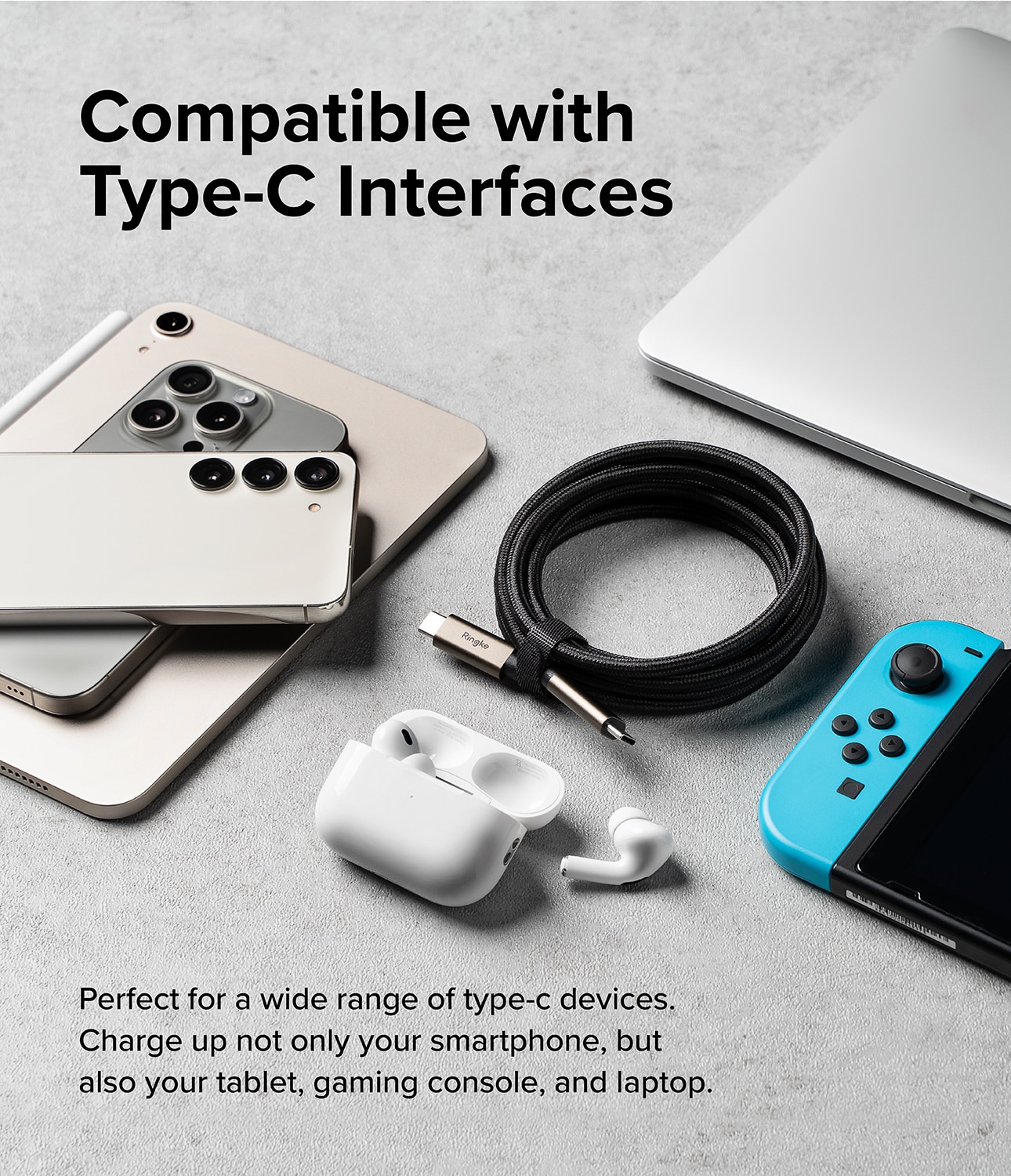 USB-C vers USB-C 3.2 Gen 2x2 Câble 1 mètres 240W, noir