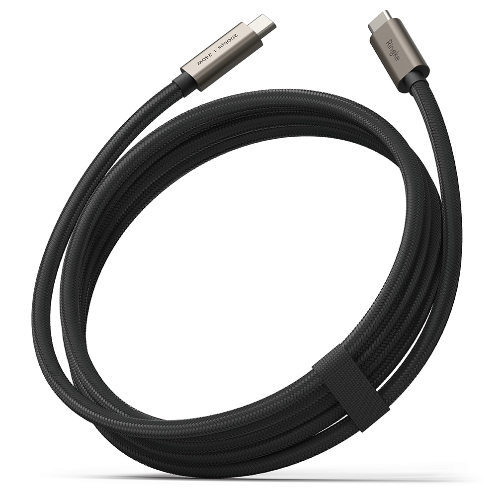 USB-C vers USB-C 3.2 Gen 2x2 Câble 2 mètres 240W, noir