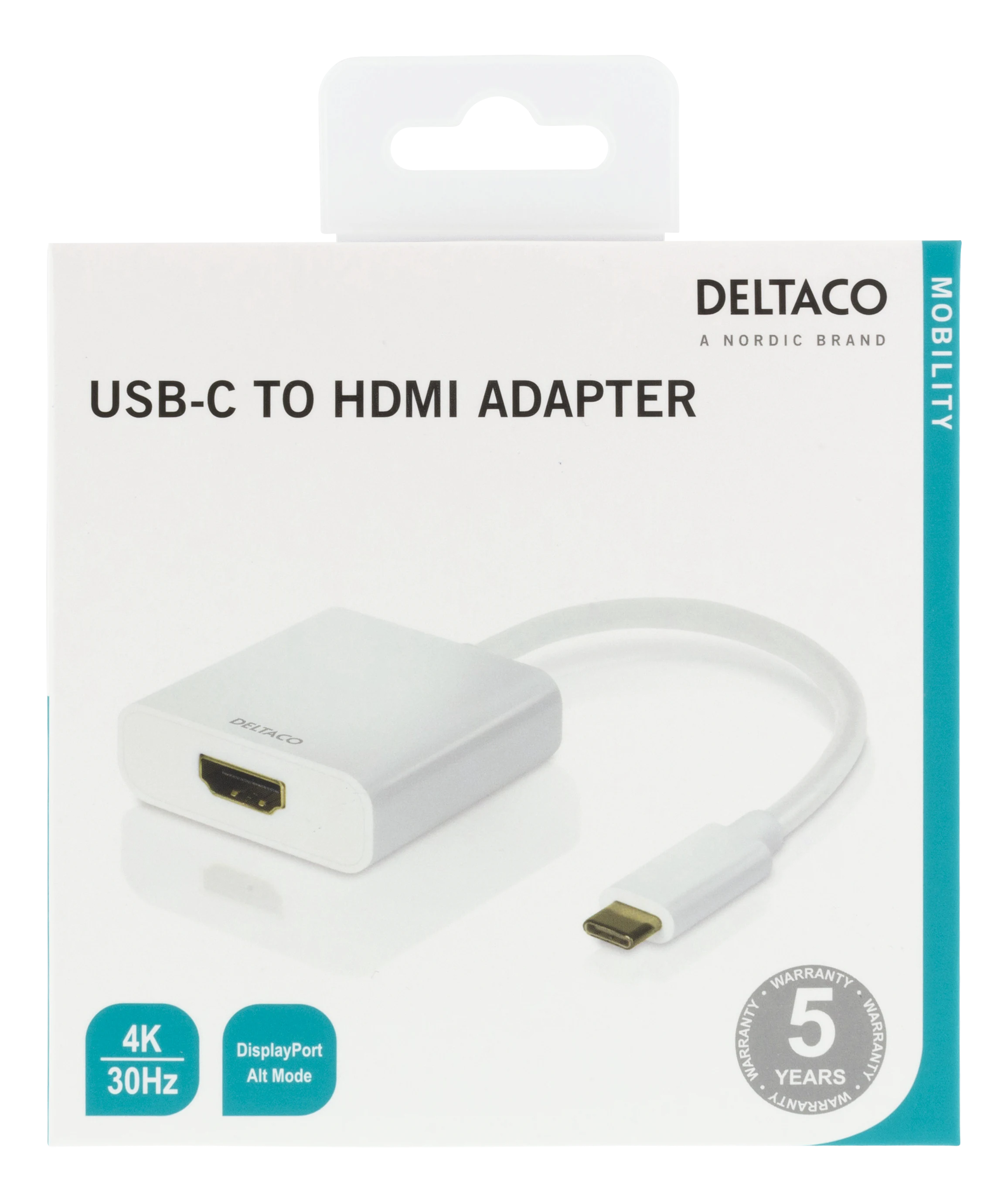 Adaptateur USB-C vers HDMI , Blanc