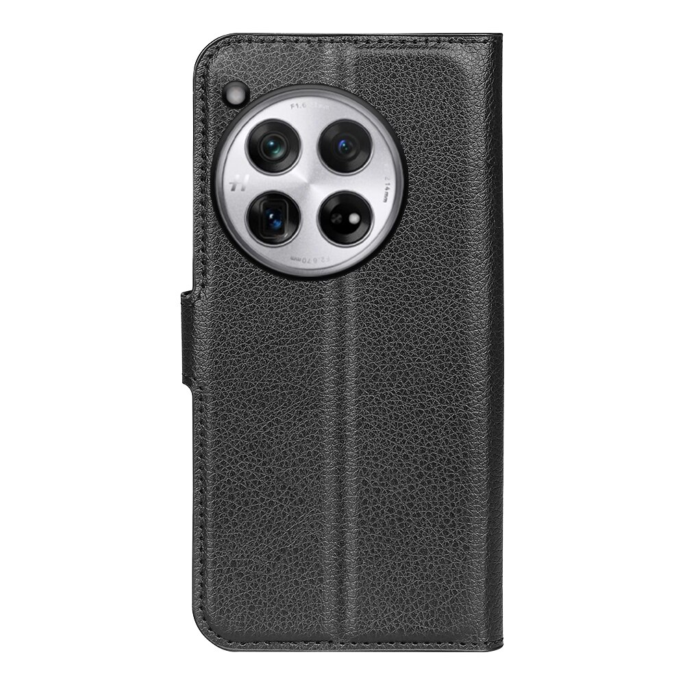 Coque portefeuille OnePlus 12, noir