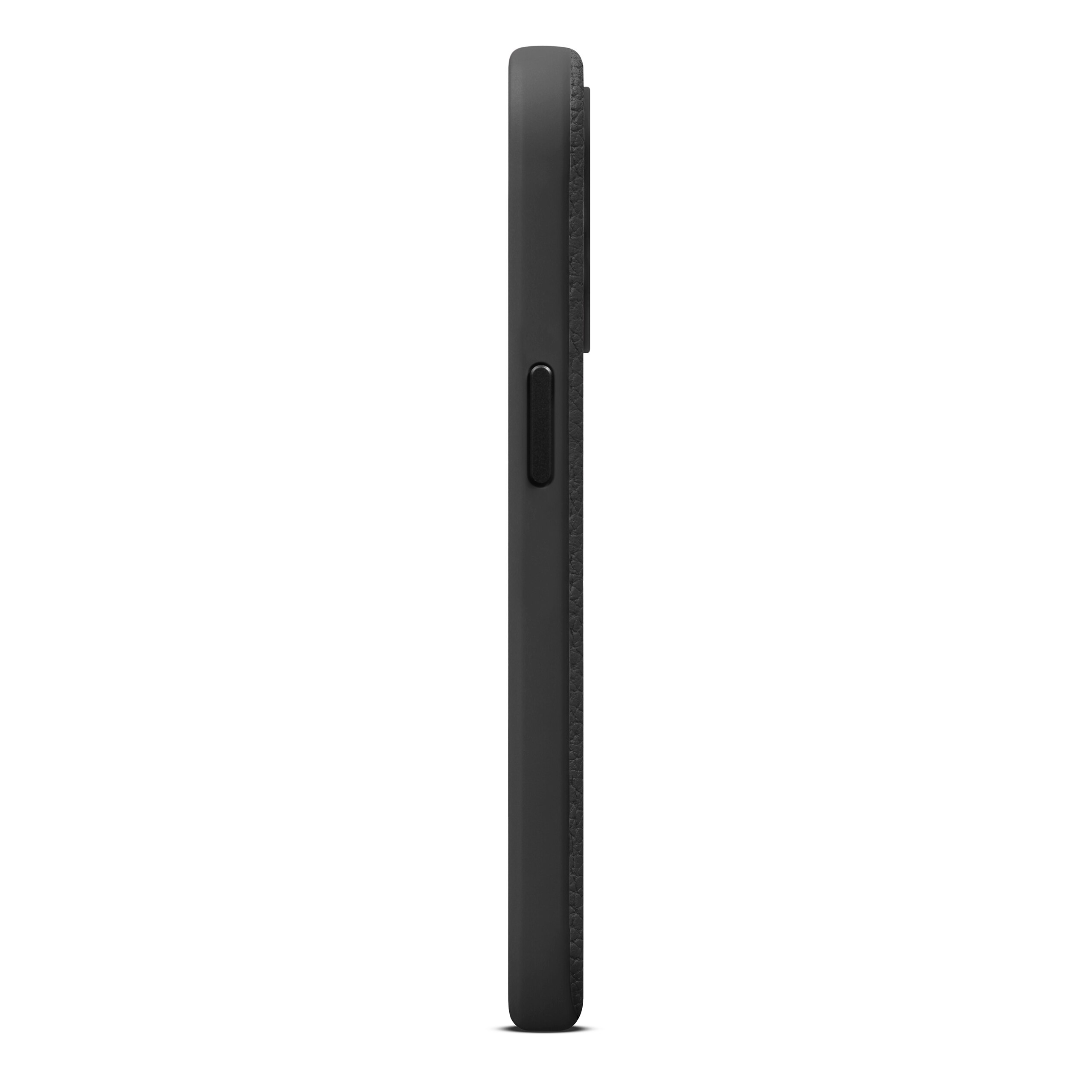 Coque Leather MagSafe iPhone 15 Pro, Black