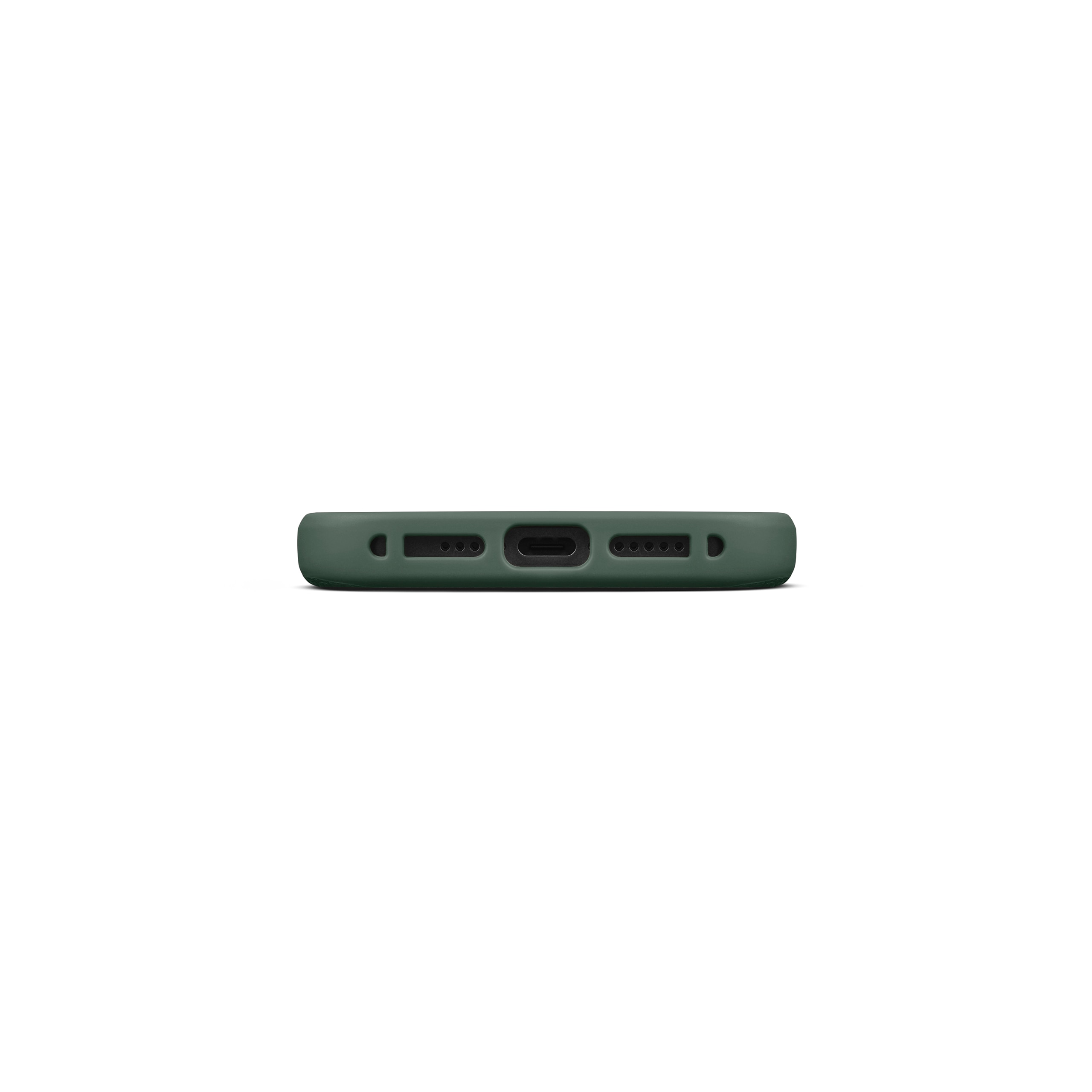 Coque Leather MagSafe iPhone 15 Pro, Green