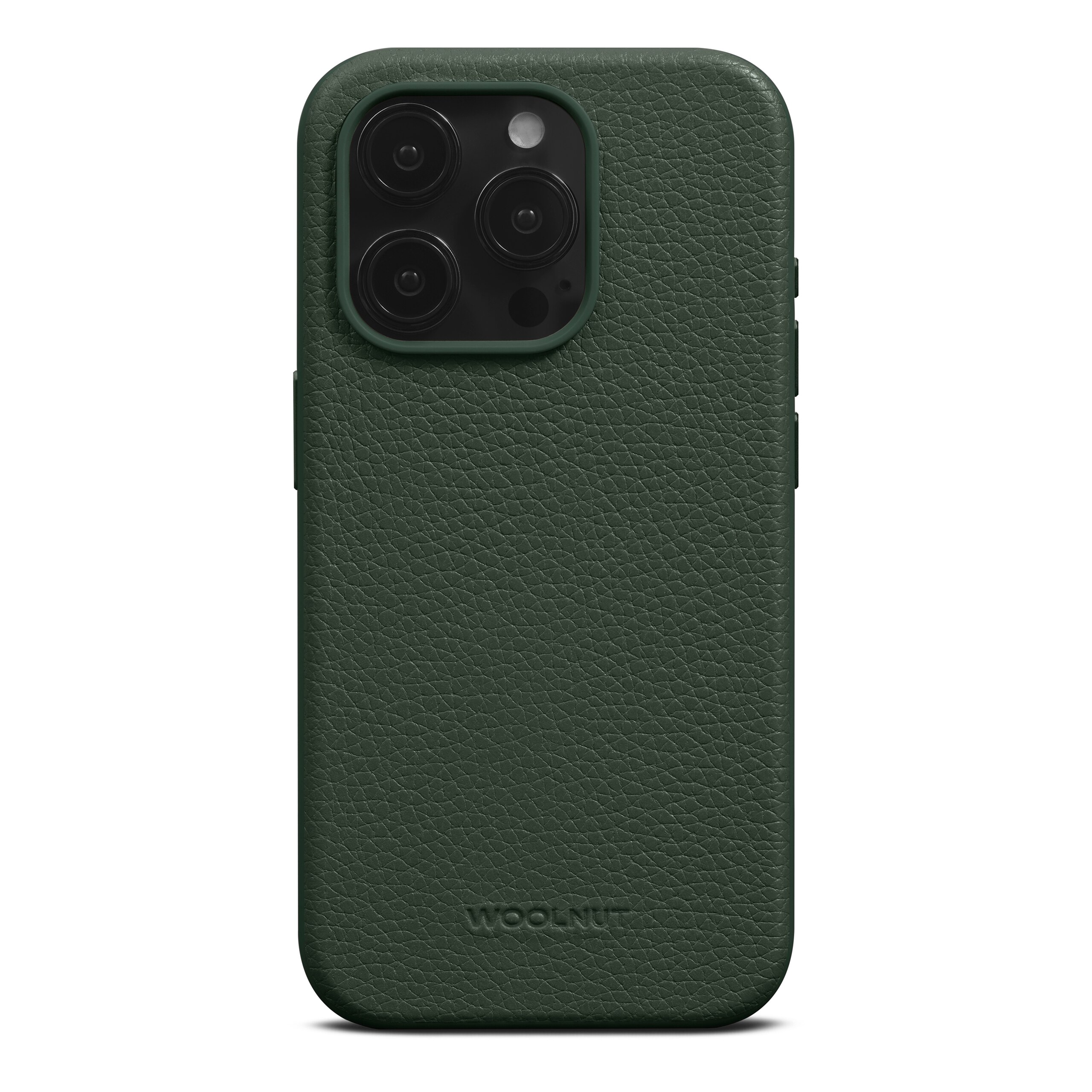 Coque Leather MagSafe iPhone 15 Pro, Green