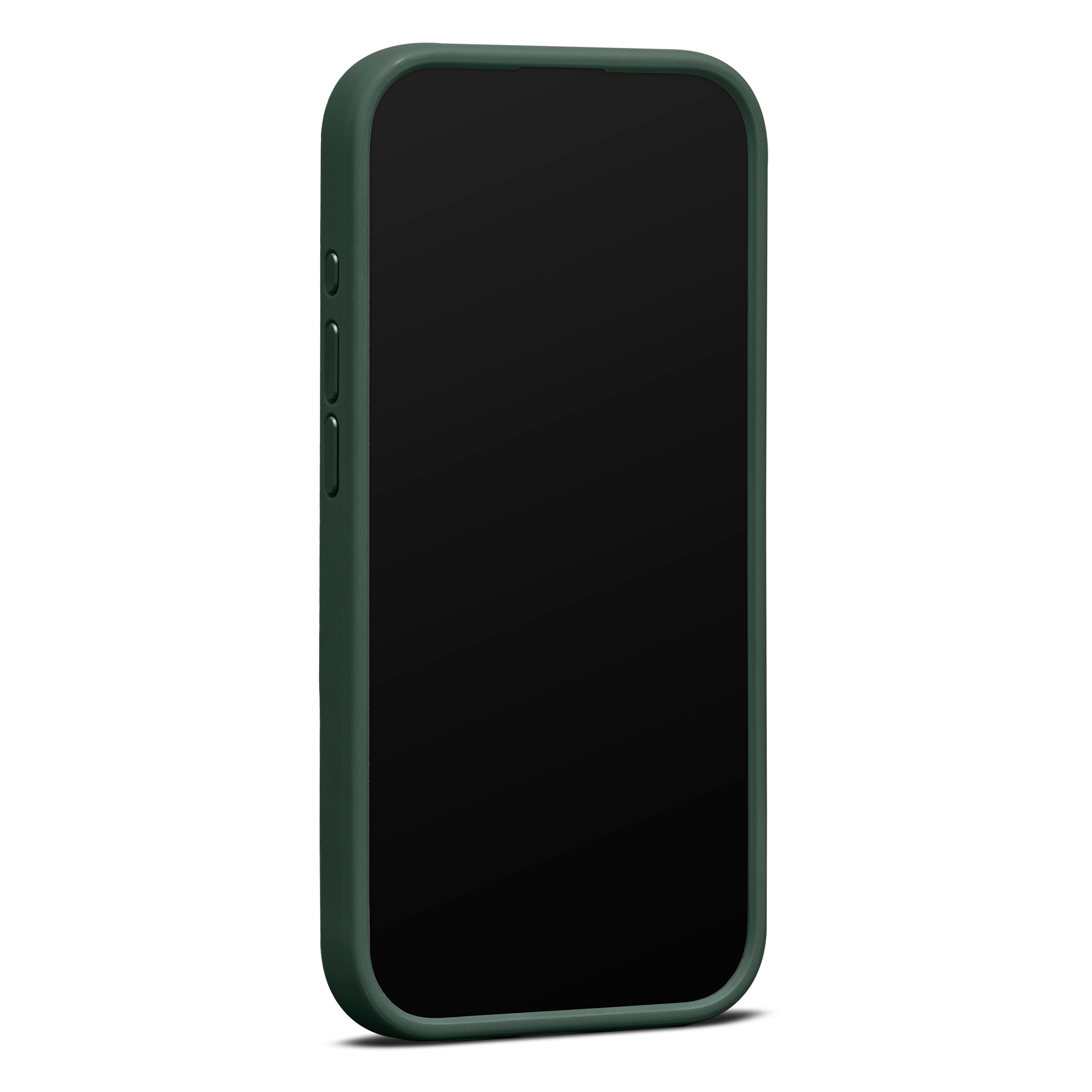 Coque Leather MagSafe iPhone 15 Pro, Green