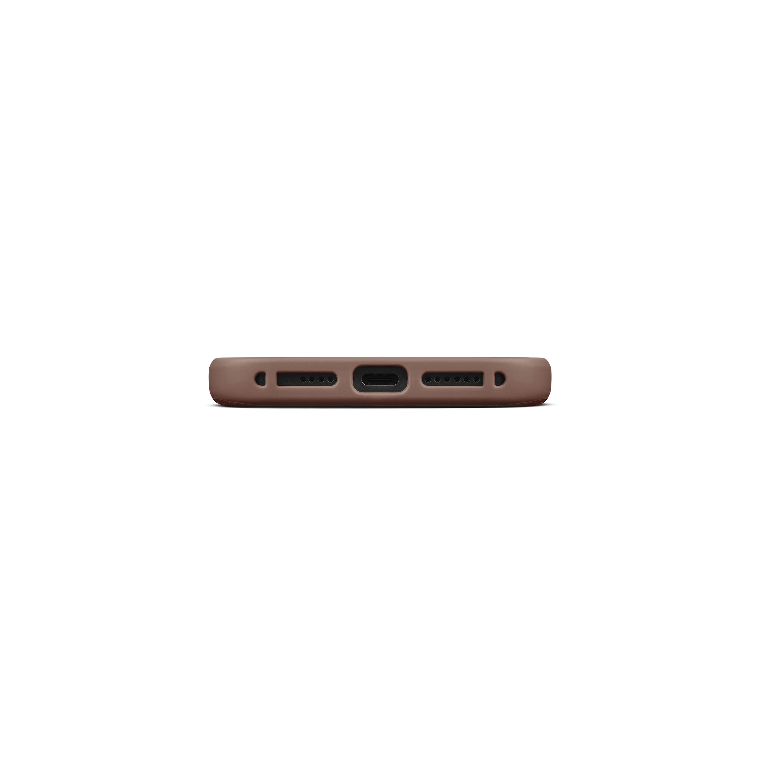 Coque Leather MagSafe iPhone 15 Pro Max, Cognac