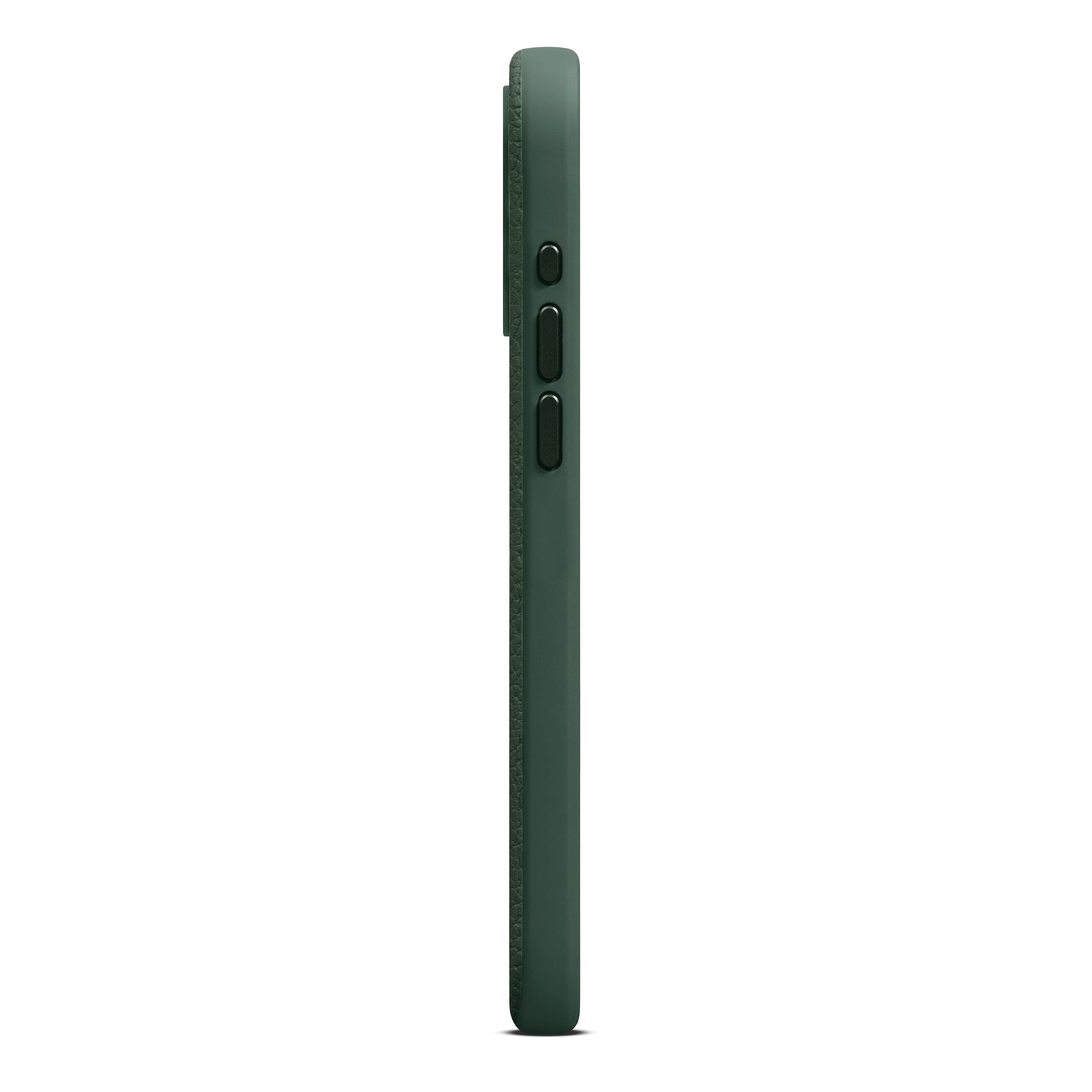 Coque Leather MagSafe iPhone 15 Pro Max, Green