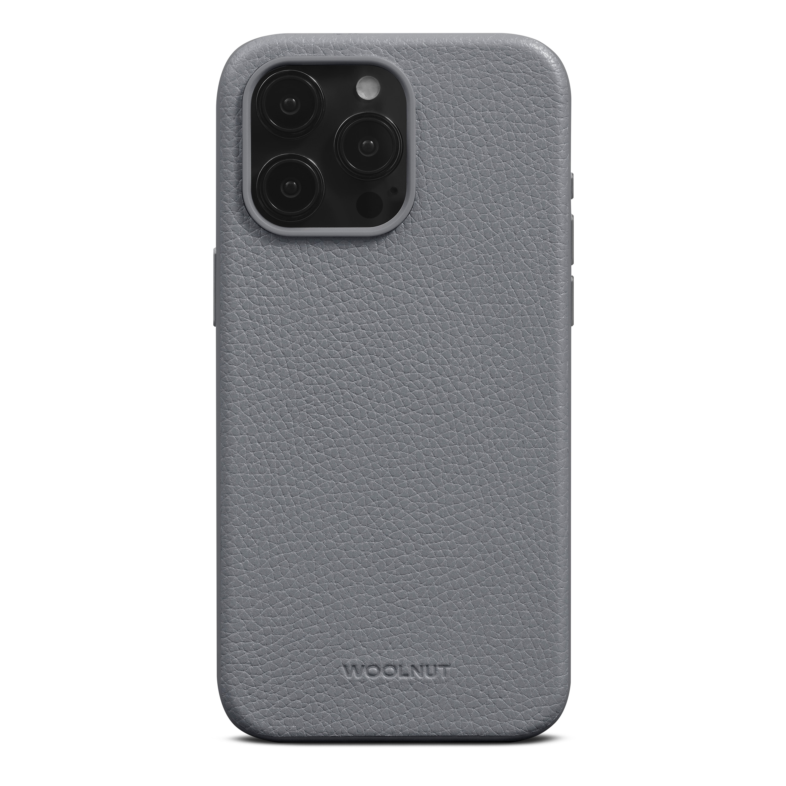 Coque Leather MagSafe iPhone 15 Pro Max, Grey