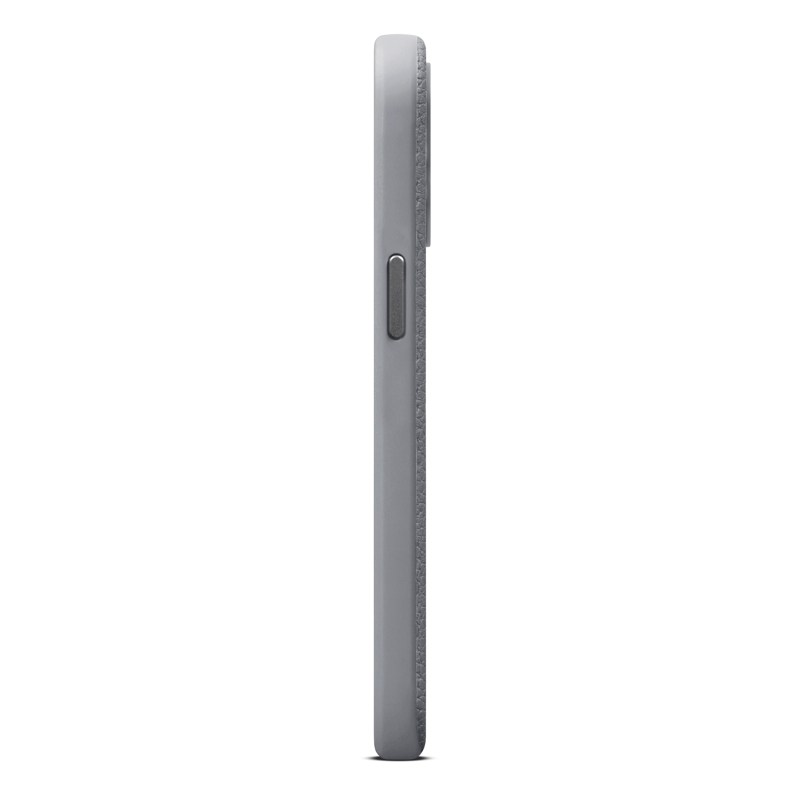 Coque Leather MagSafe iPhone 15 Pro Max, Grey