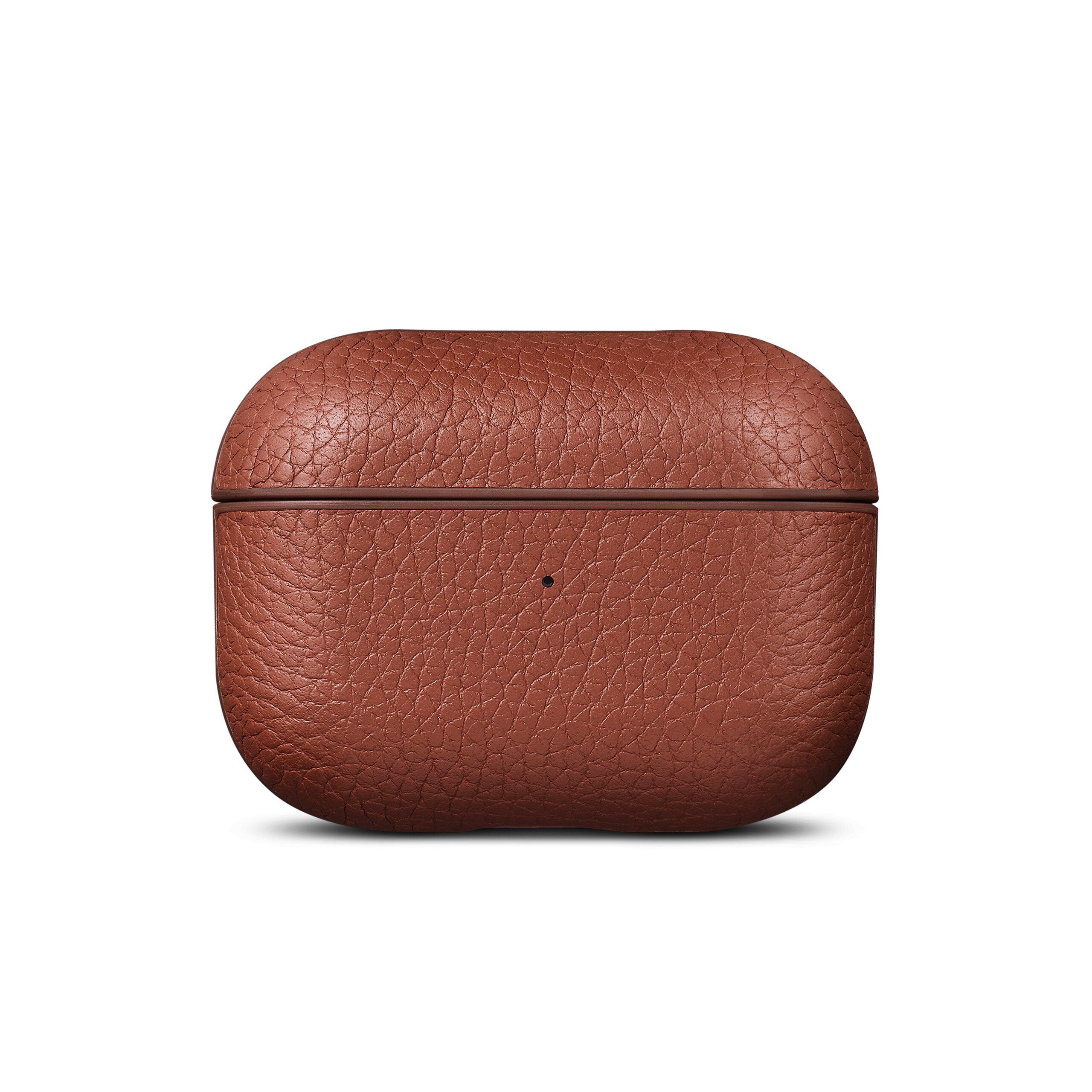 Coque Leather AirPods Pro 2, Cognac