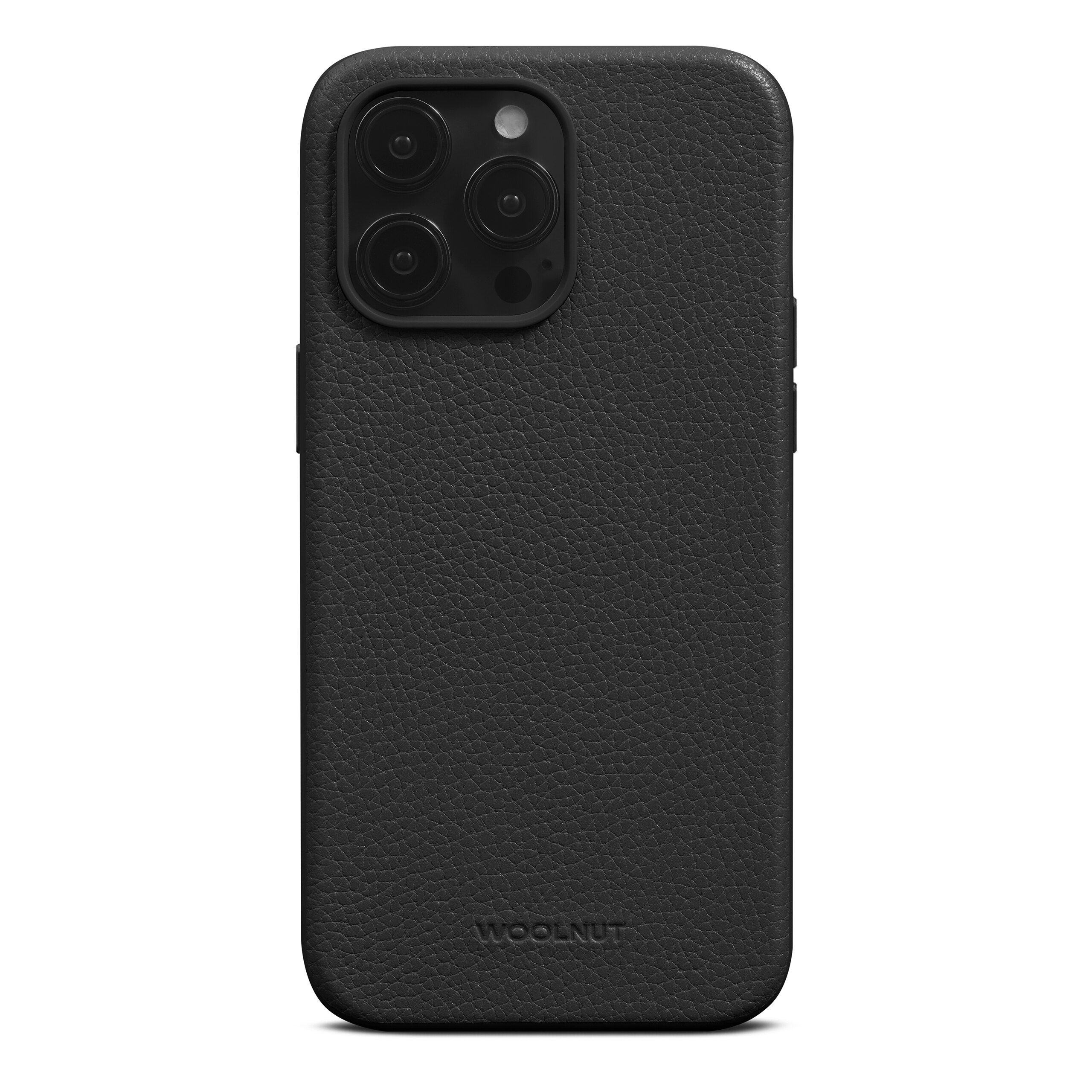 Coque Leather MagSafe iPhone 15 Pro Max, Black