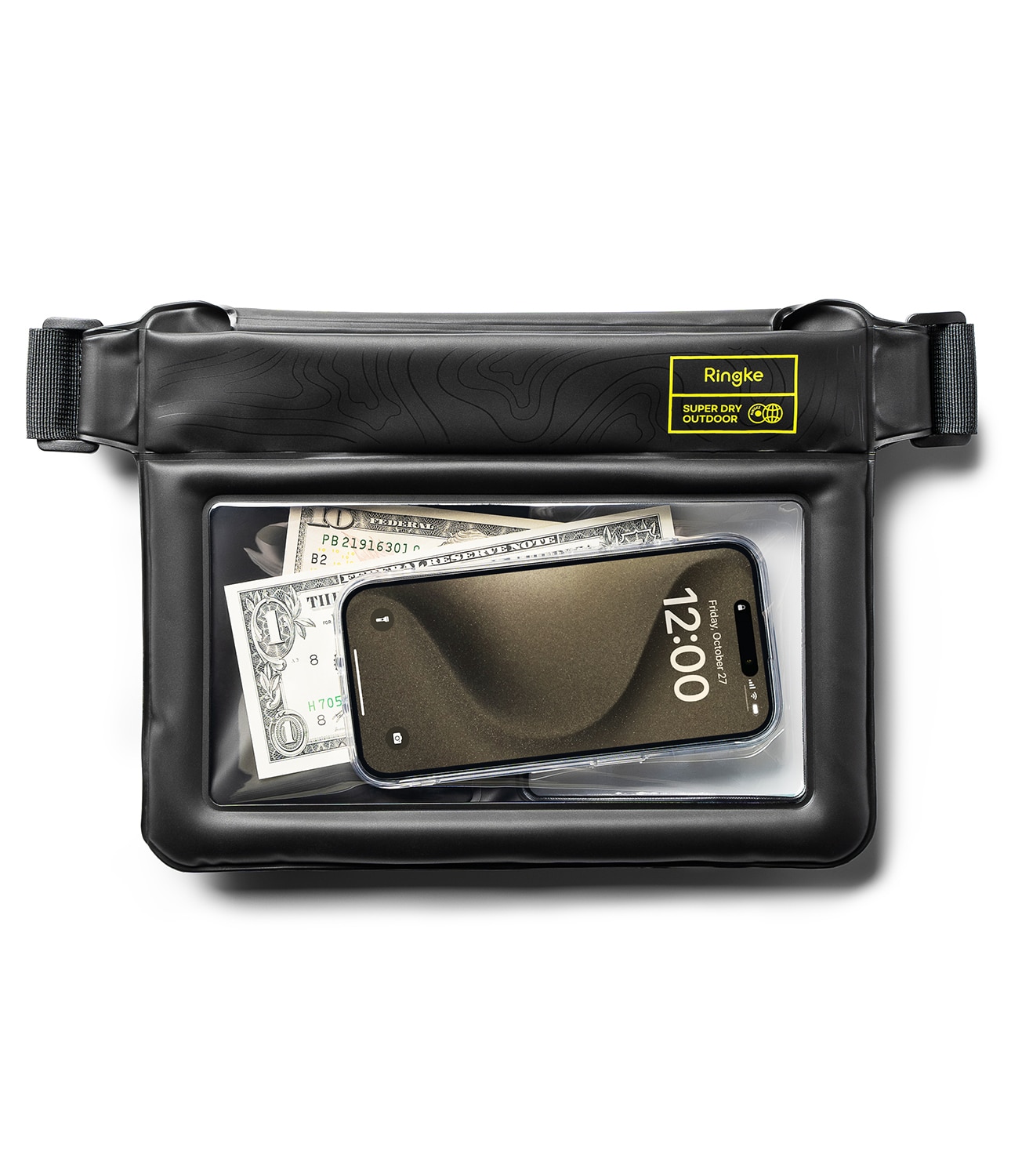 Universal Waterproof Sling Bag, Black