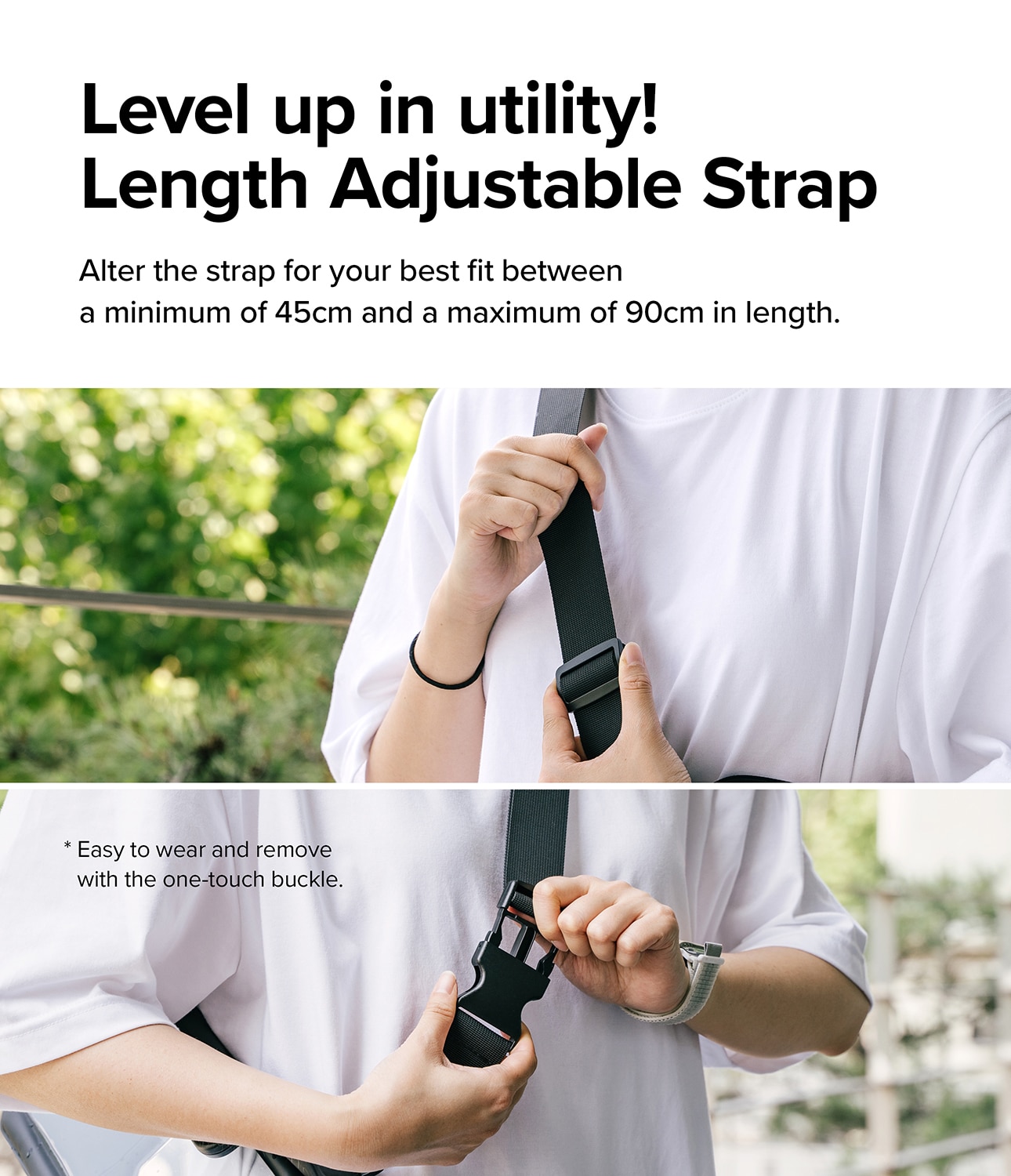 Universal Waterproof Sling Bag, Black