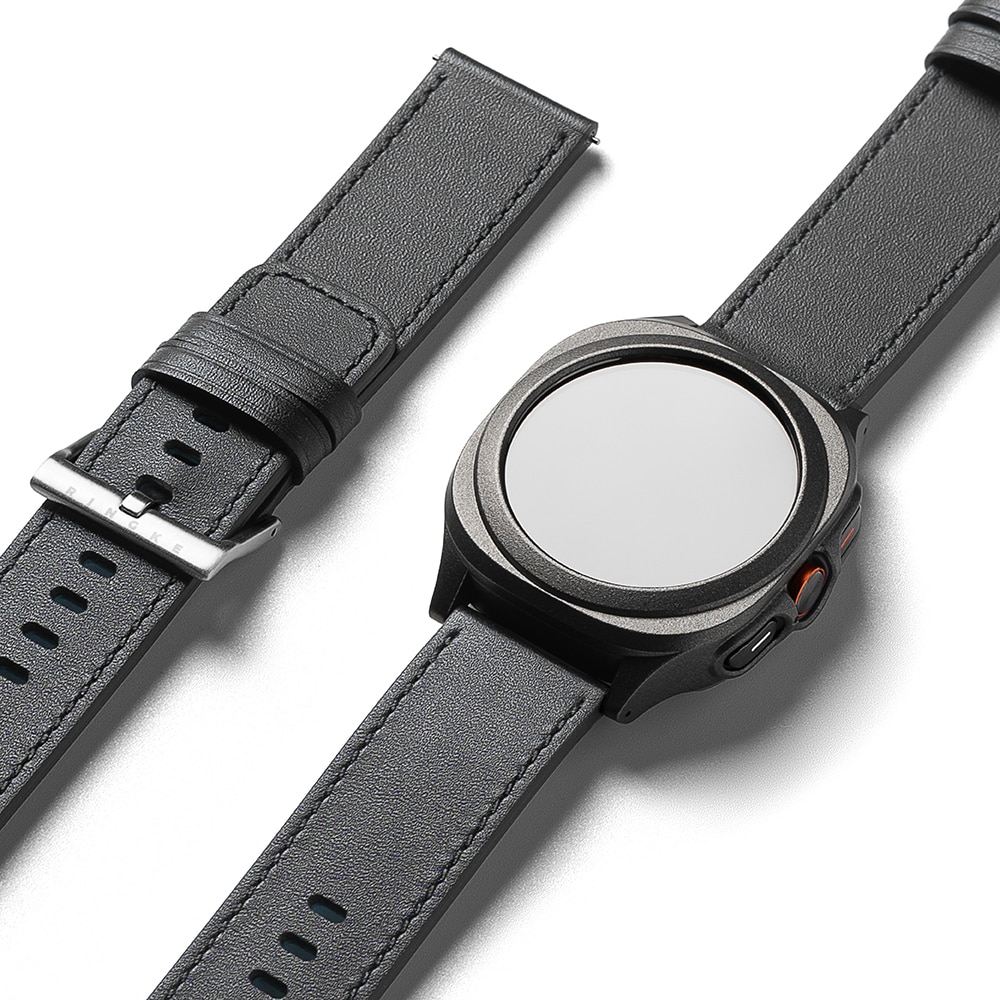Leather One Basic Bold Band Suunto Core Alpha, Black