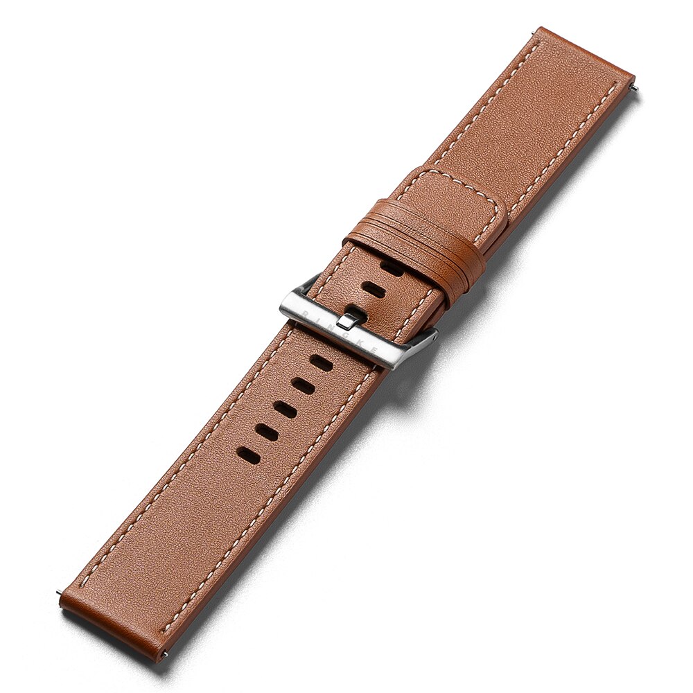 Leather One Basic Bold Band Mobvoi Ticwatch Pro 5, Brown