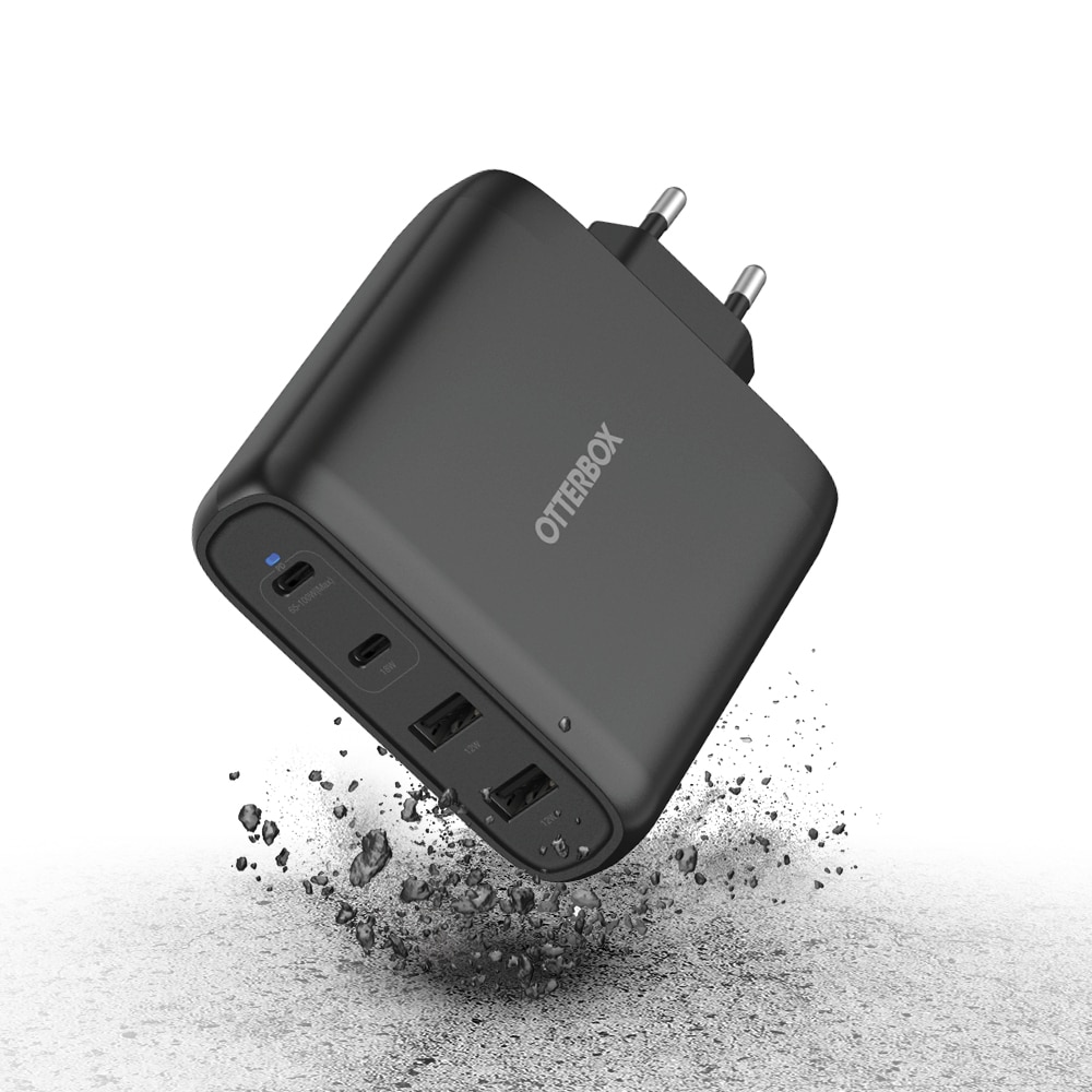 Chargeur Mural USB-C Four Port 100W, Black