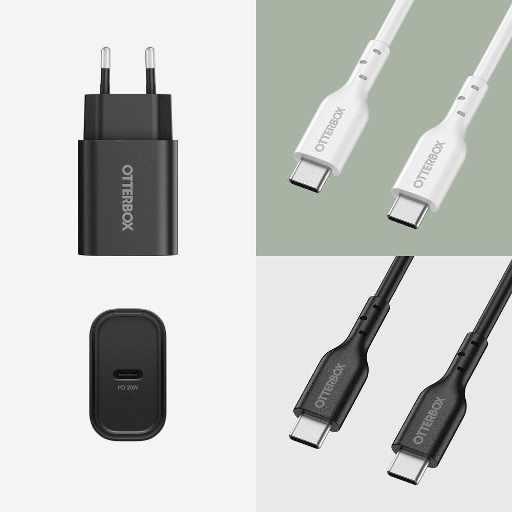 Chargeur Mural USB-C 20W PD, Black