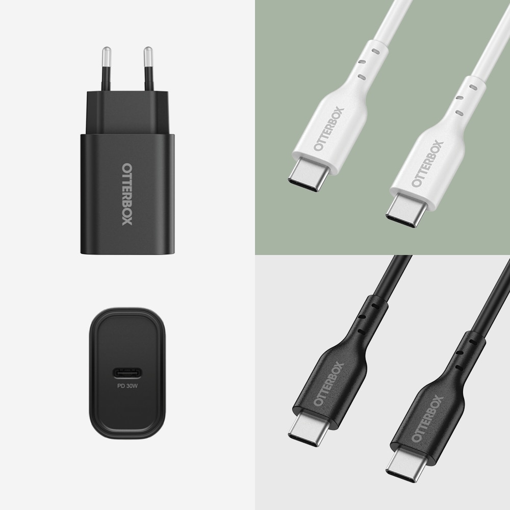 Chargeur Mural USB-C 30W PD, Black