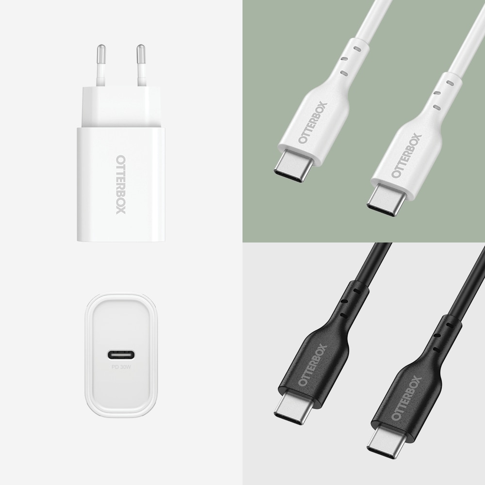 Chargeur Mural USB-C 30W PD, White