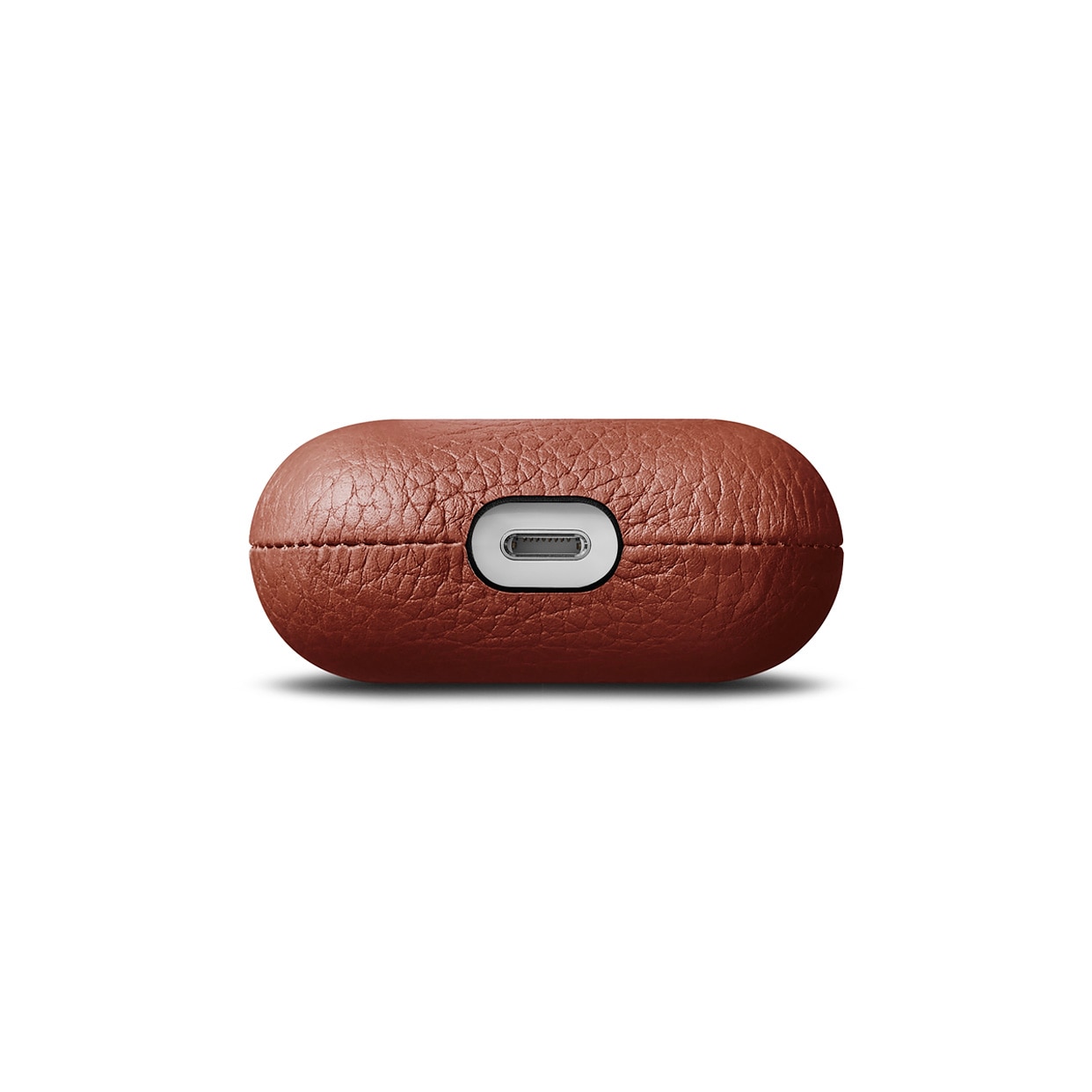 Coque Leather AirPods 3, Cognac