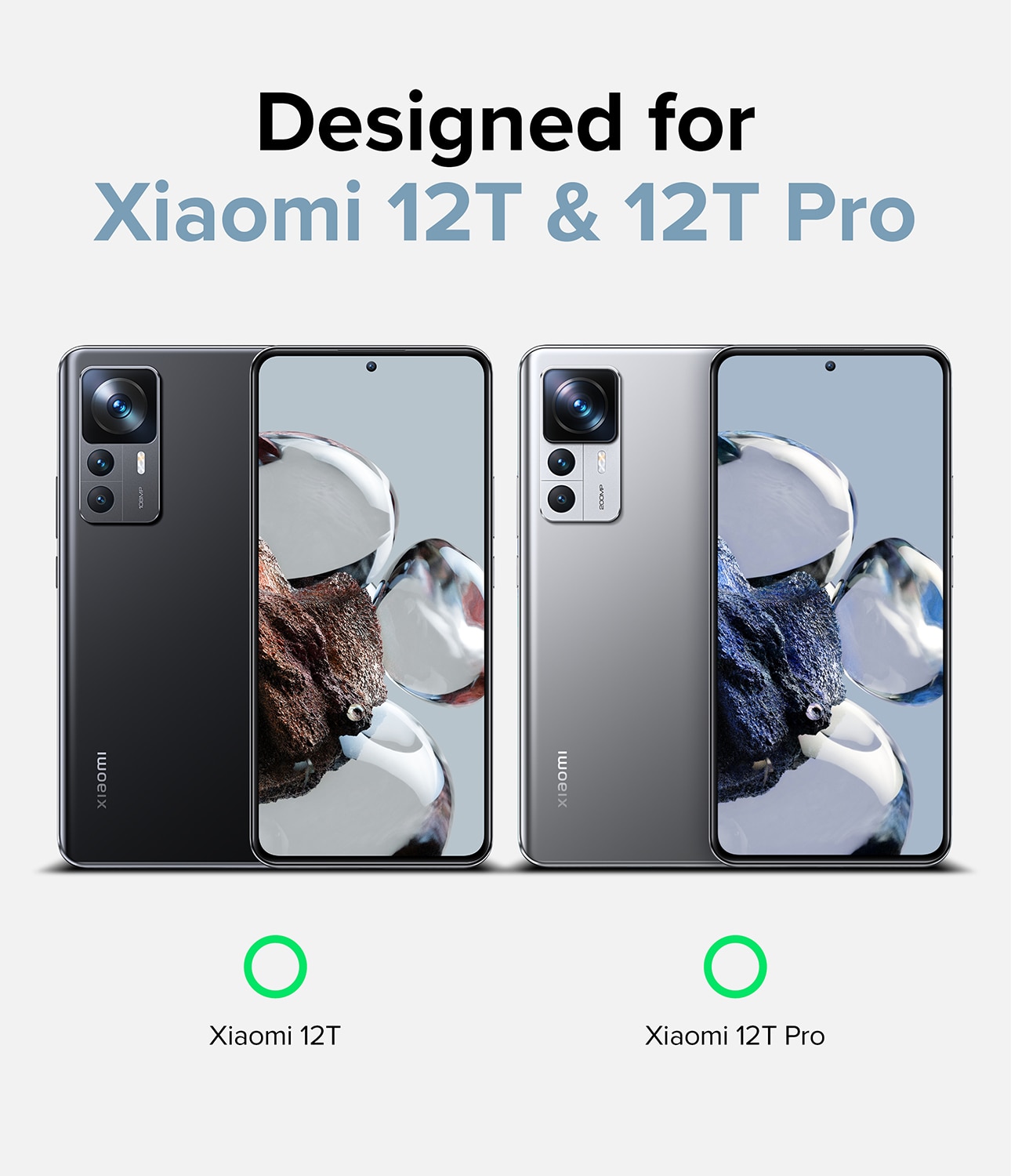 Coque Fusion X Xiaomi 12T/12T Pro, Noir