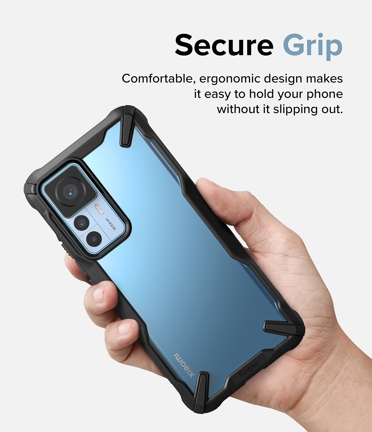 Coque Fusion X Xiaomi 12T/12T Pro, Noir