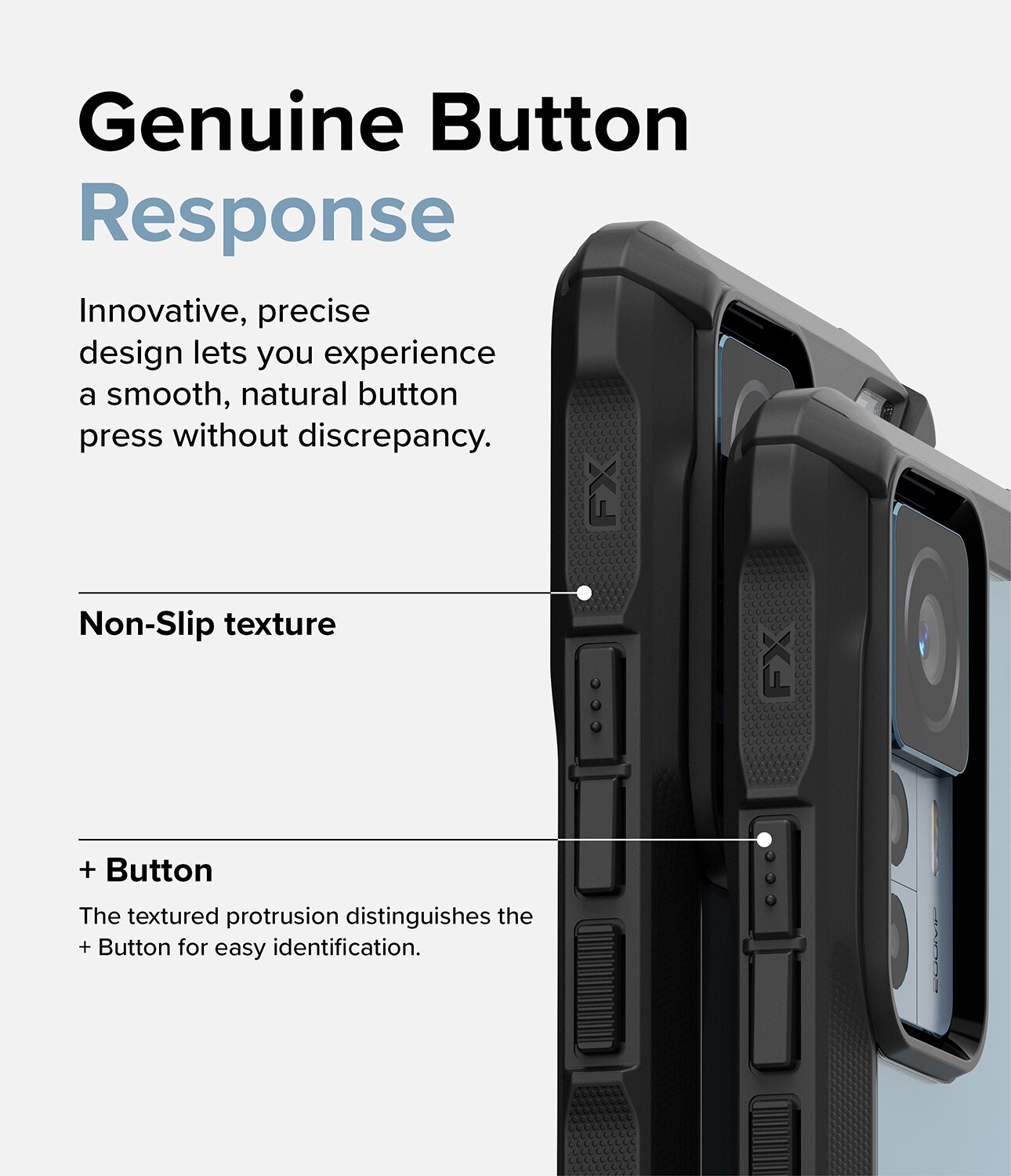 Coque Fusion X Xiaomi 12T/12T Pro, Noir