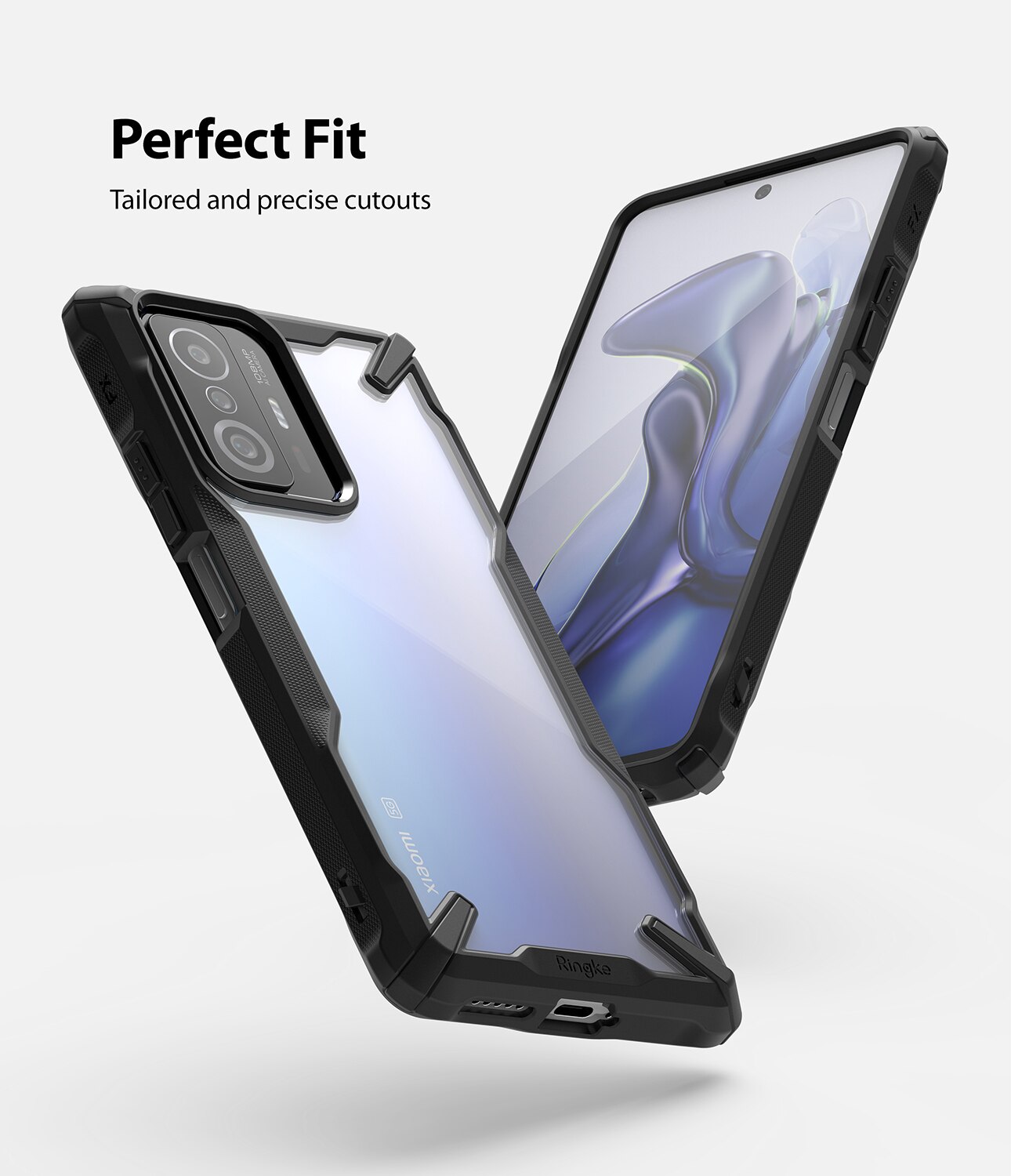 Coque Fusion X Xiaomi 11T/11T Pro, Noir