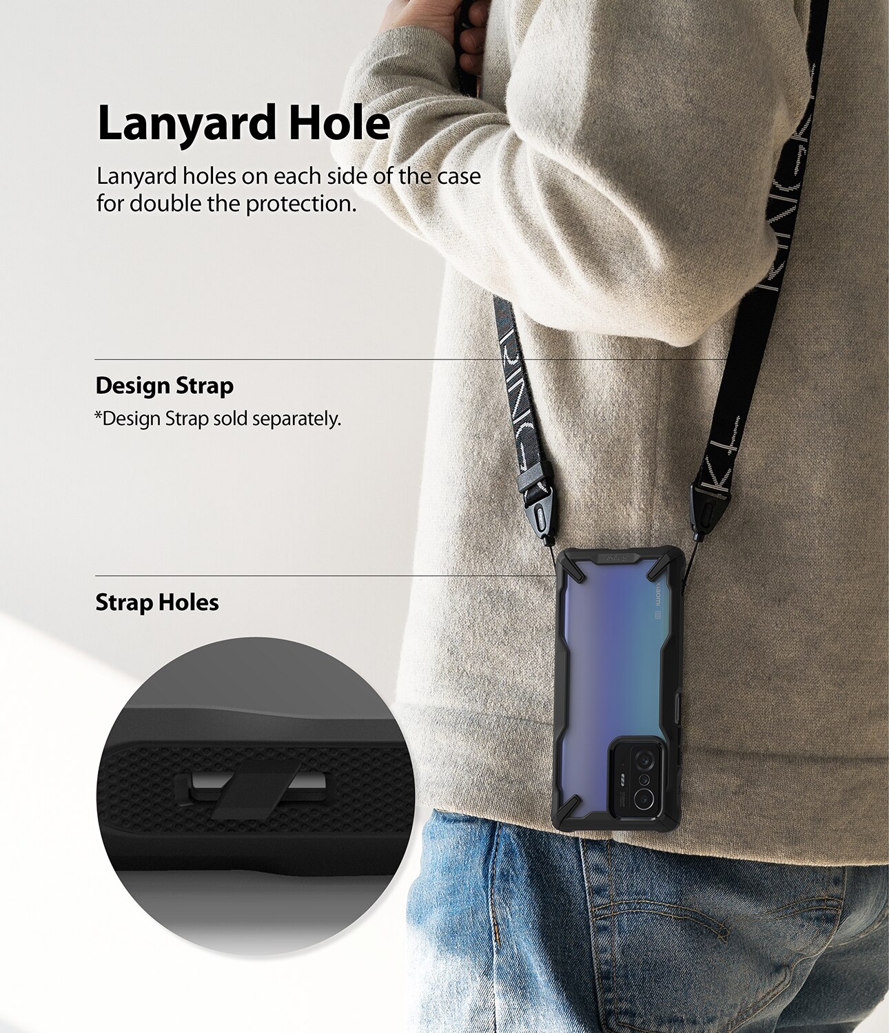 Coque Fusion X Xiaomi 11T/11T Pro, Noir