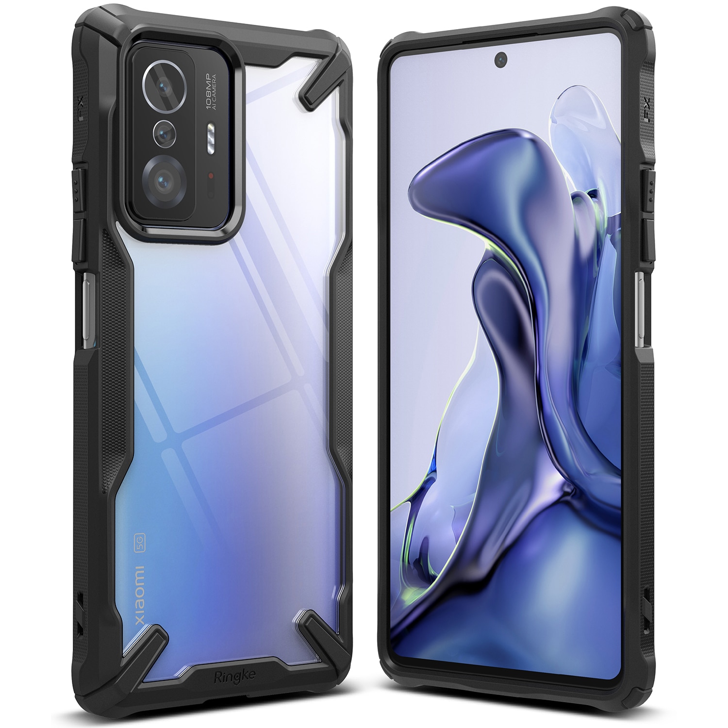 Coque Fusion X Xiaomi 11T/11T Pro, Noir