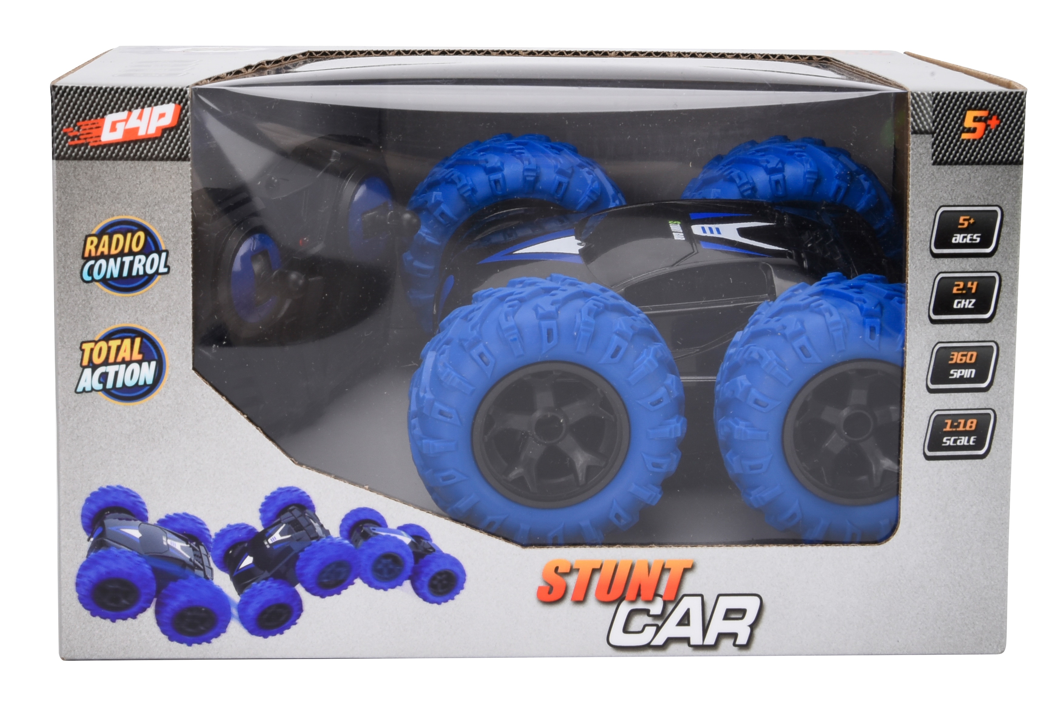360 Stunt Car V2, bleu