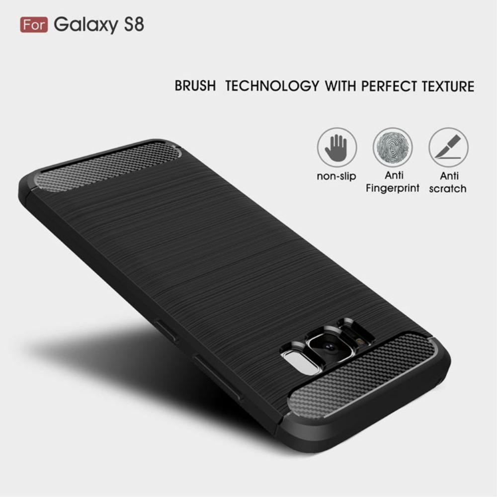 Coque Brushed TPU Case Samsung Galaxy S8 Black