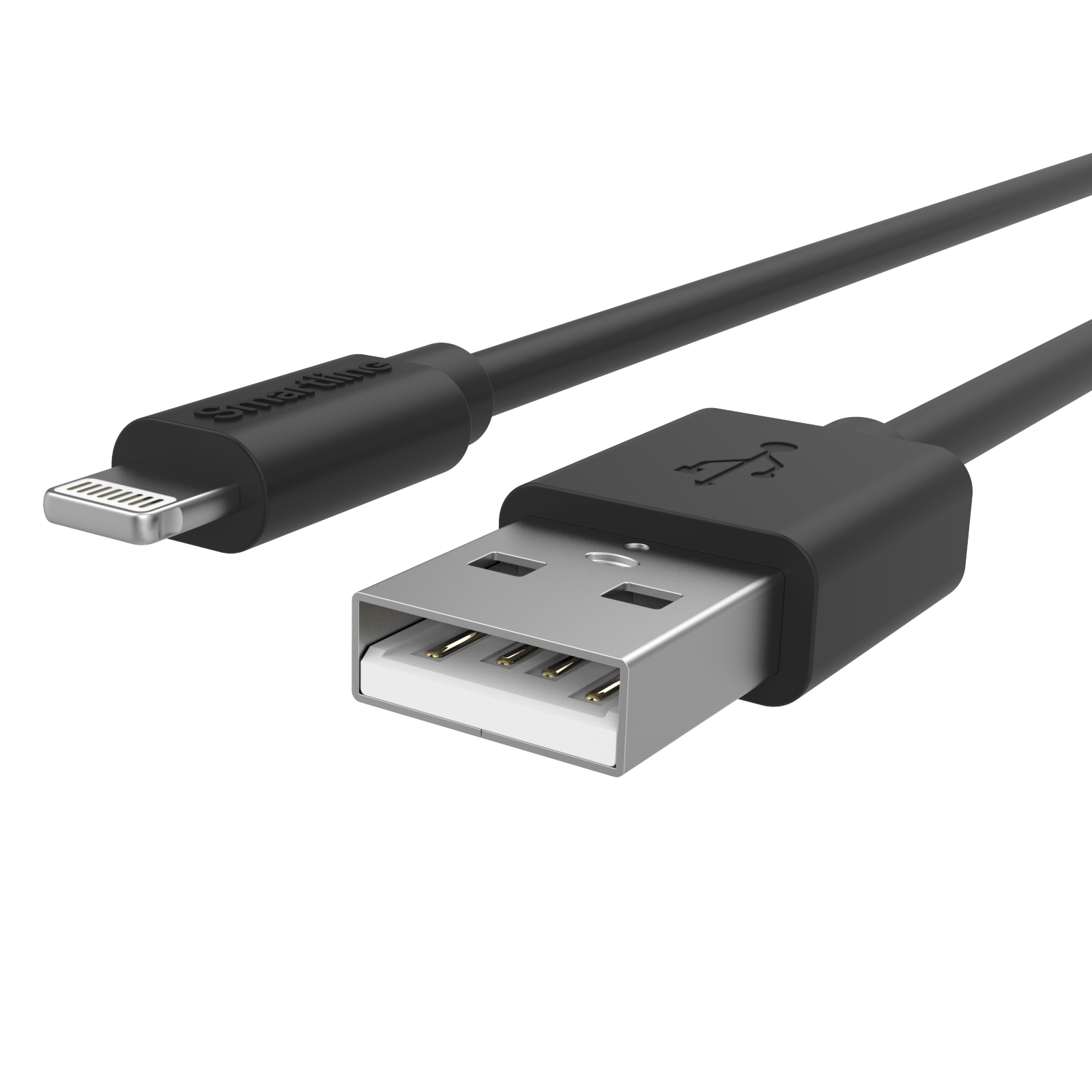 Câble USB-A vers Lightning 3 mètres Noir