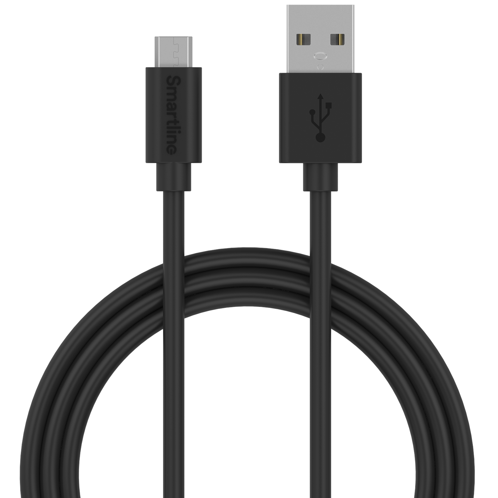 Câble USB-A vers MicroUSB 2 mètres Noir