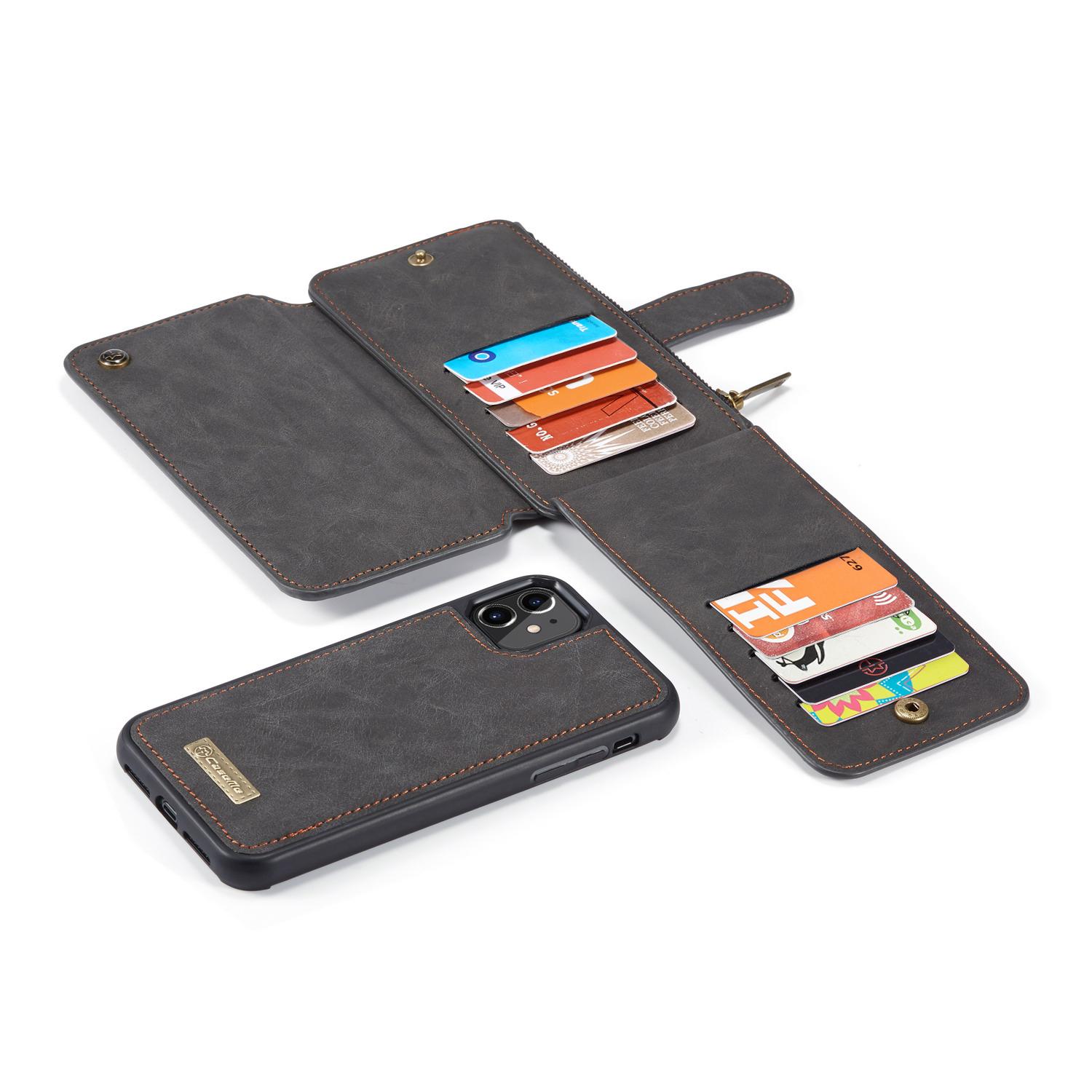 Multi-slot Flip Cover iPhone 11 Gris