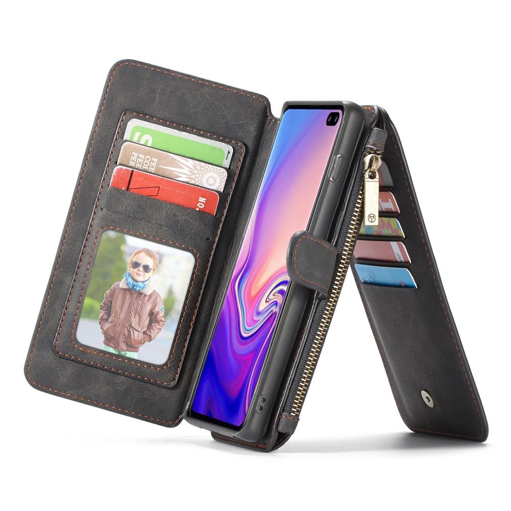 Multi-slot Flip Cover Samsung Galaxy S10 Gris