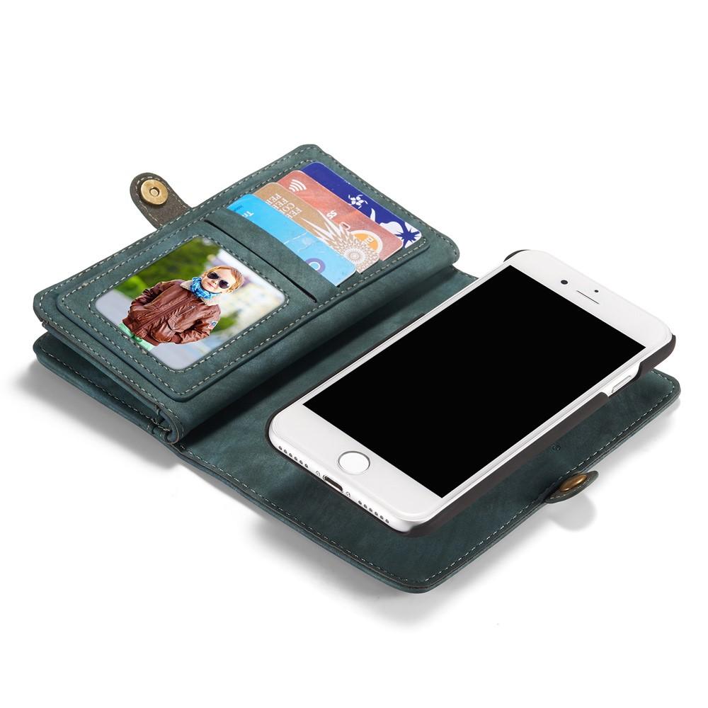 Étui portefeuille multi-cartes iPhone SE 2022, Bleu
